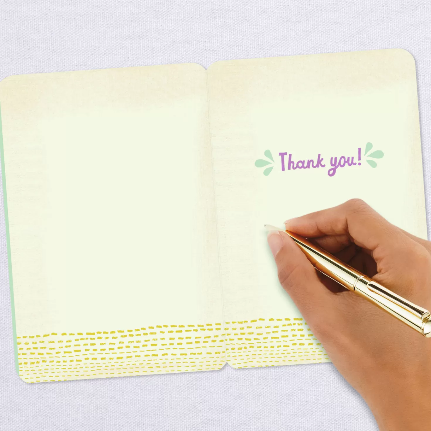 Best Sale Colorful Letters Simply Said Thank-You Card Thank You