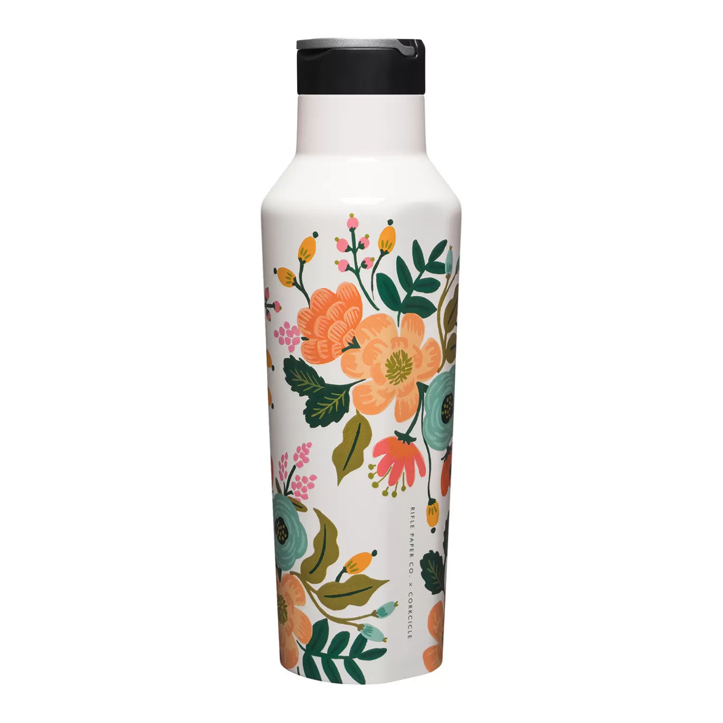 Cheap Corkcicle Rifle Paper Co. Stainless Steel Lively Floral Sport Canteen, 20 Oz. Back To School