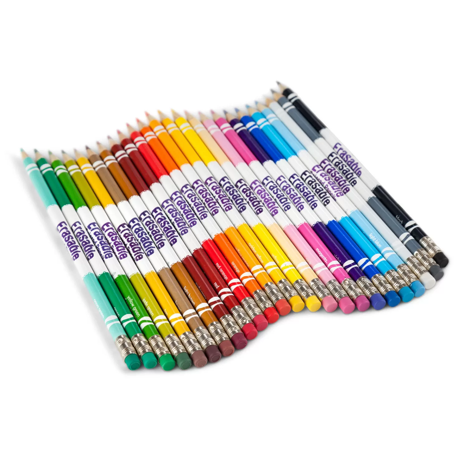 Cheap Crayola Erasable Colored Pencils, 24-Count Back To School
