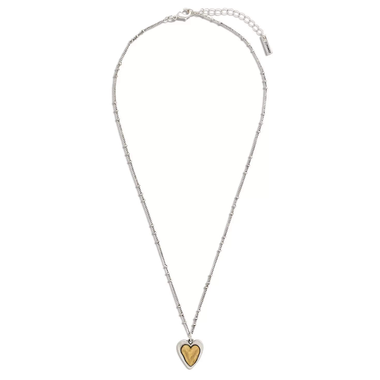 Cheap Demdaco Heart Charm Guardian Angel Necklace, 18" Thank You