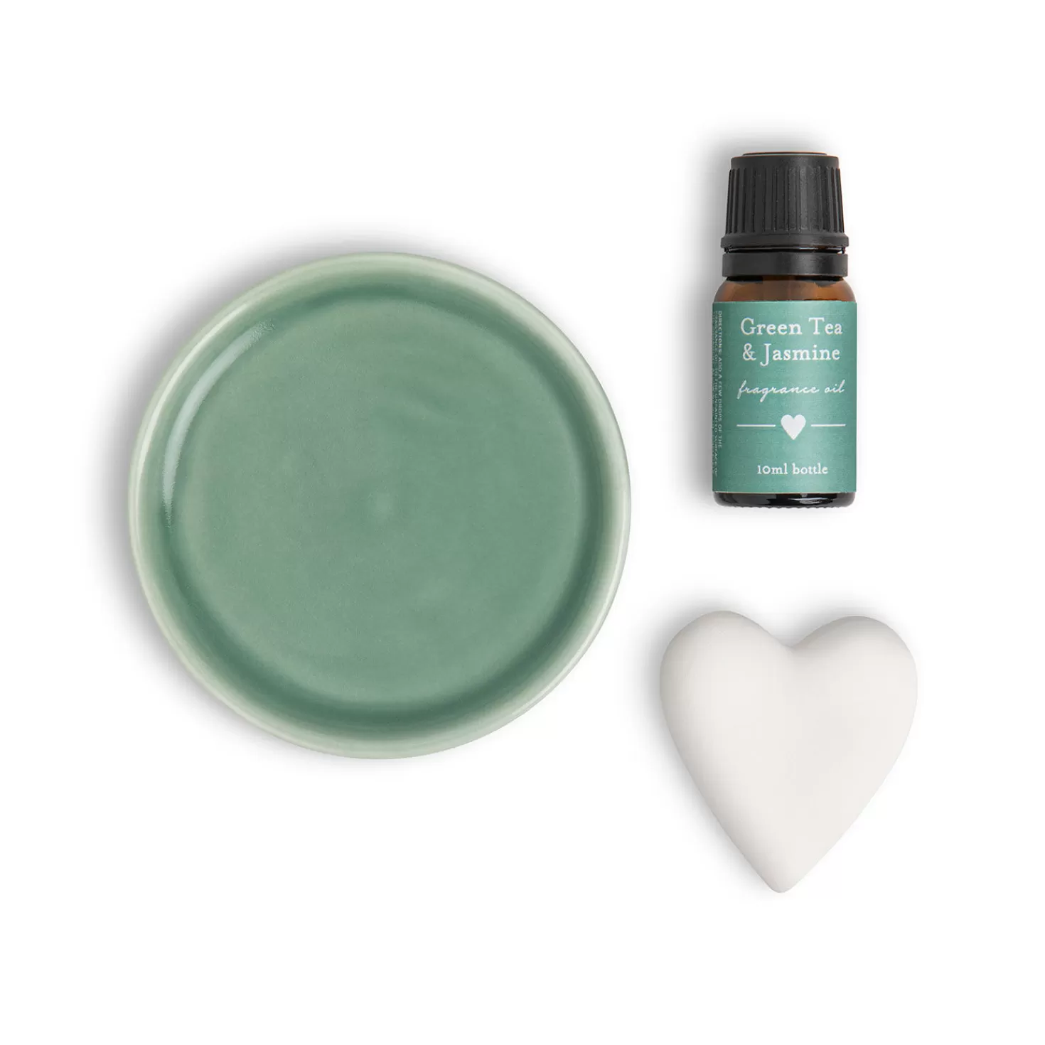 Store Demdaco Heart Diffuser Stone With Fragrance Oil And Tray Encouragement