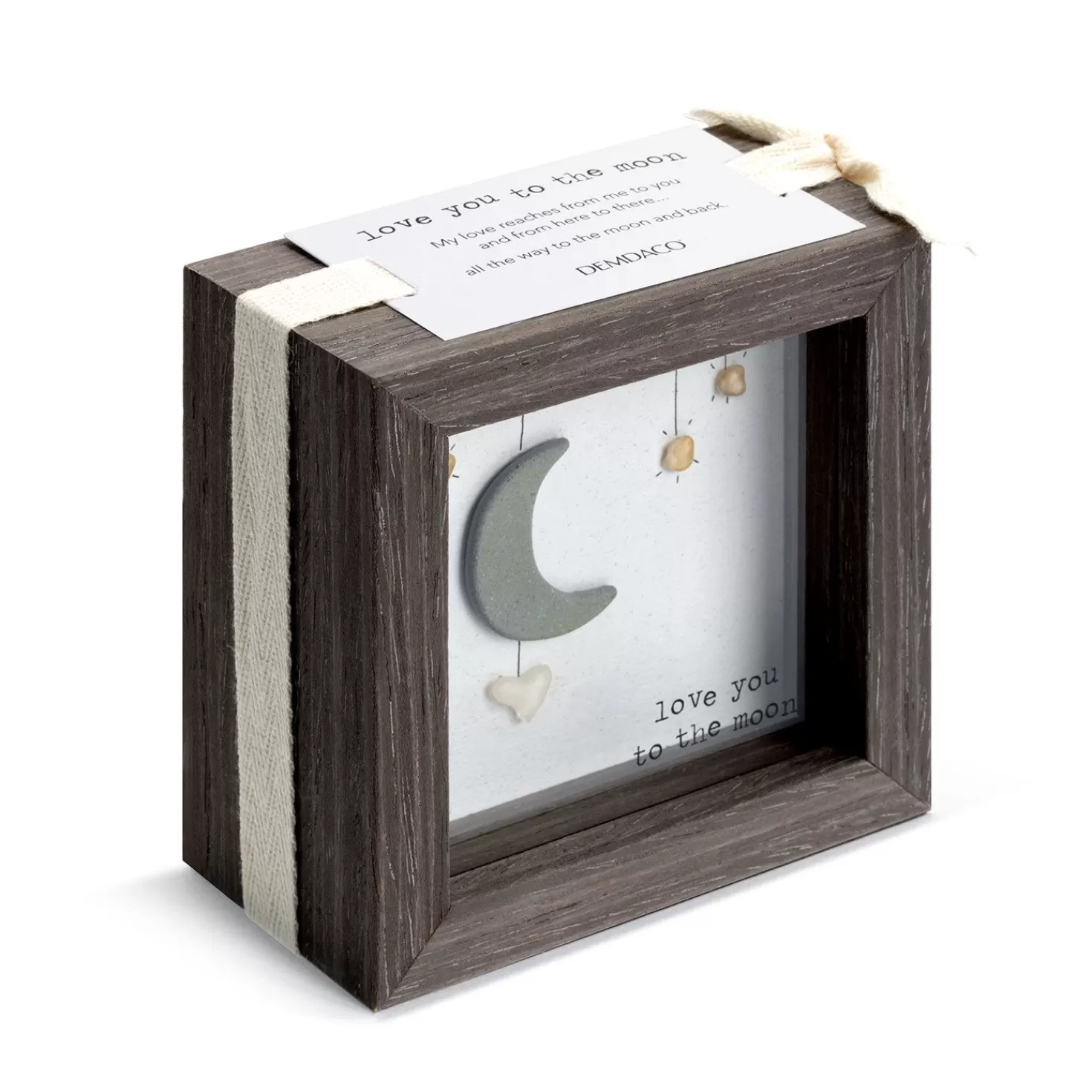 Cheap Demdaco Love You To The Moon Shadow Box Wedding