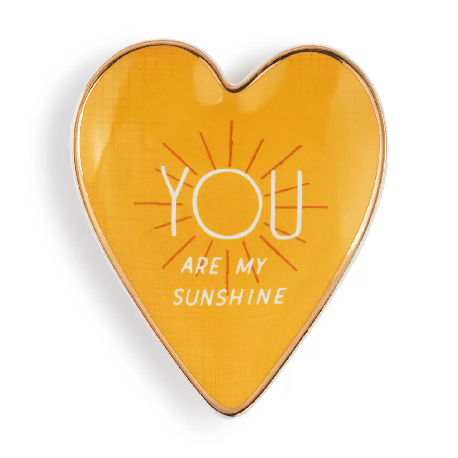 Shop Demdaco My Sunshine Art Heart Trinket Dish Encouragement