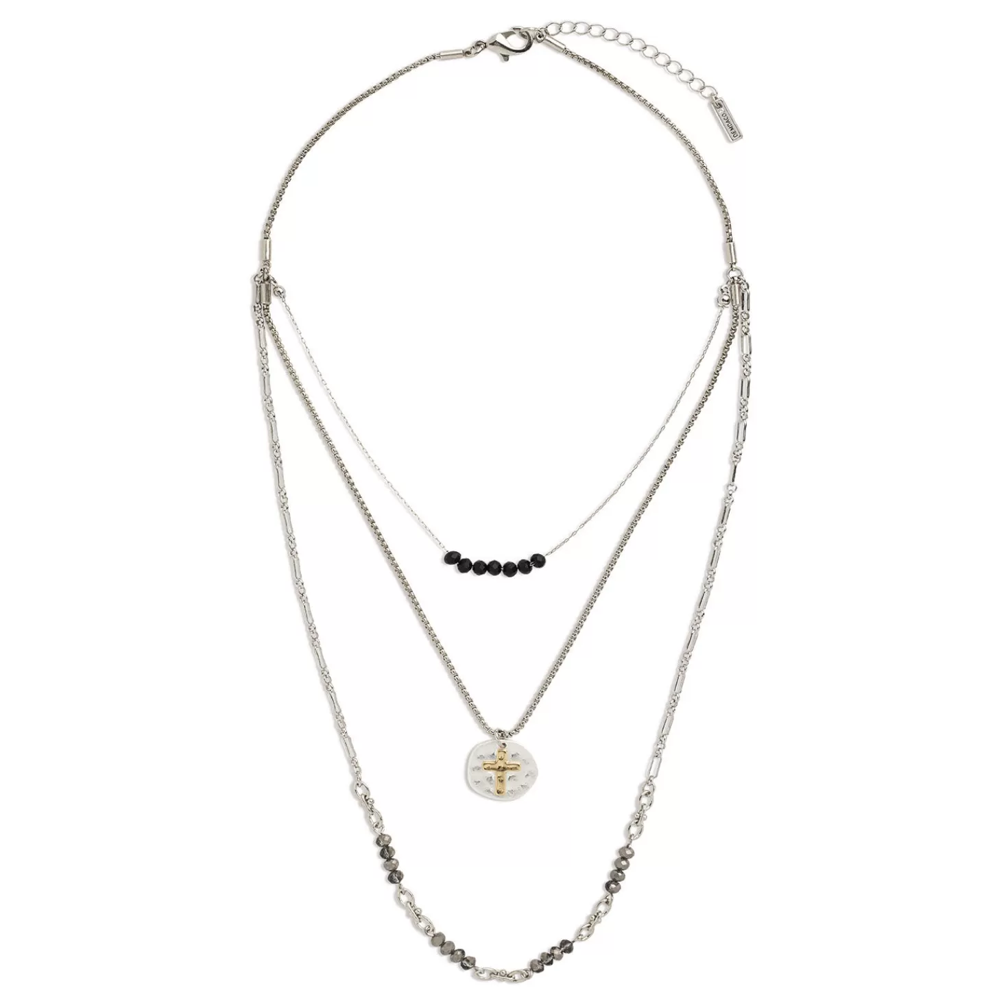 Online Demdaco Your Journey Silver Layered Prayer Necklace, 24" Encouragement