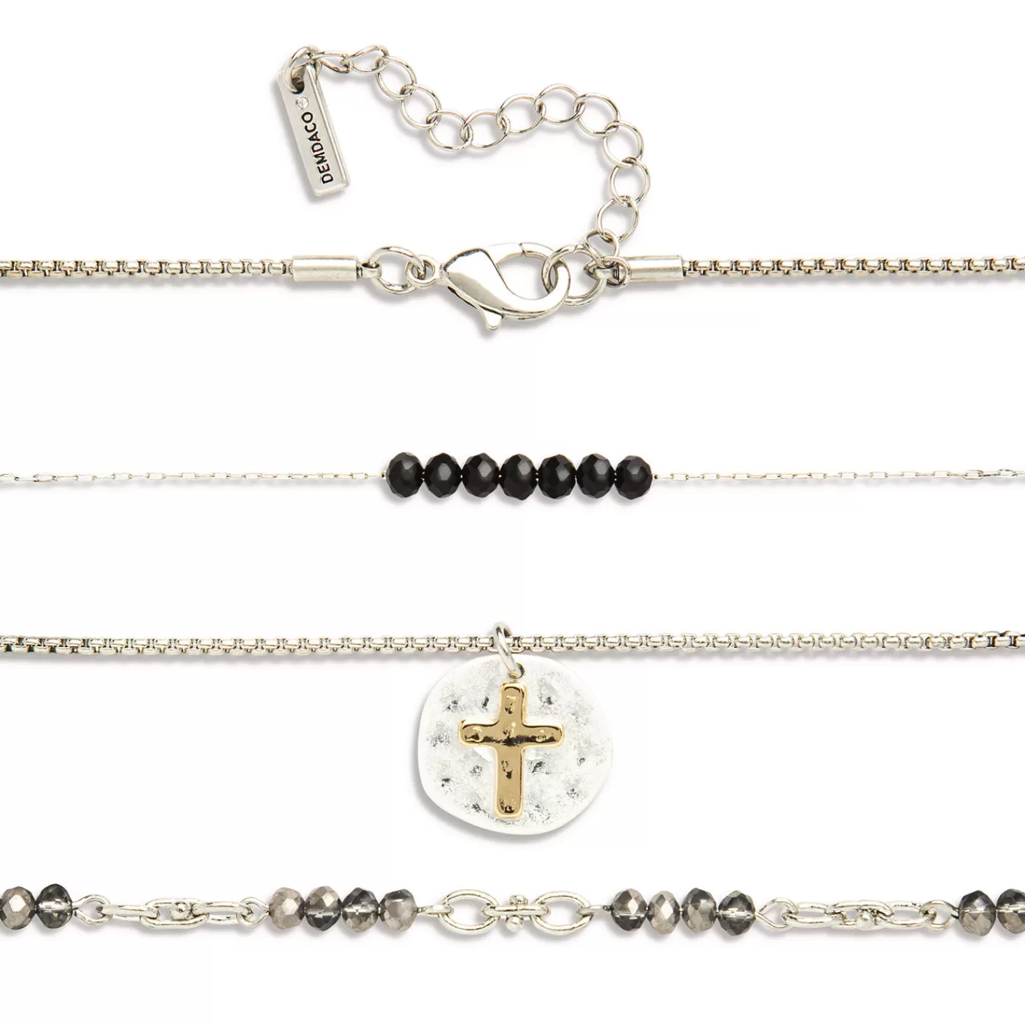 Online Demdaco Your Journey Silver Layered Prayer Necklace, 24" Encouragement
