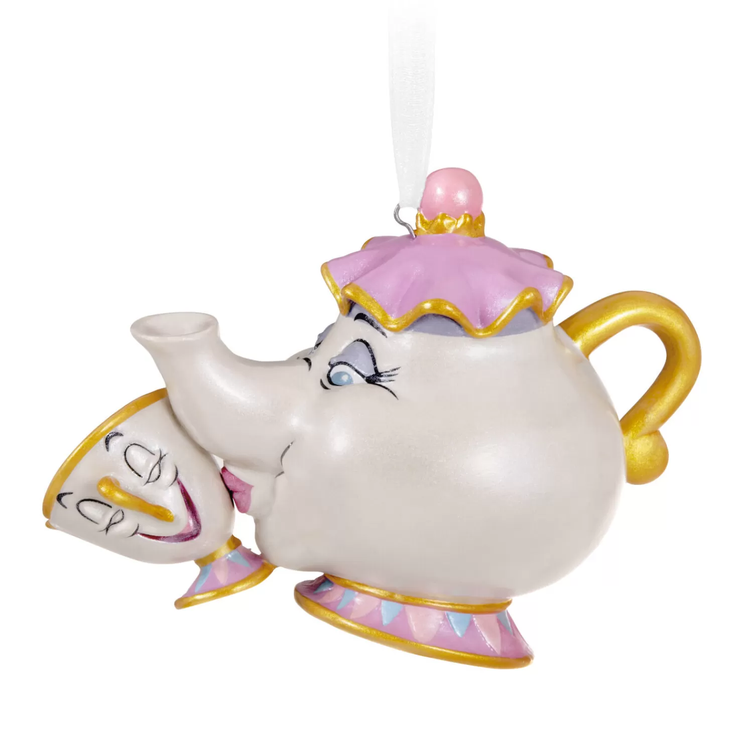 Baby>Hallmark Disney Beauty And The Beast A Mother's Love Porcelain Ornament