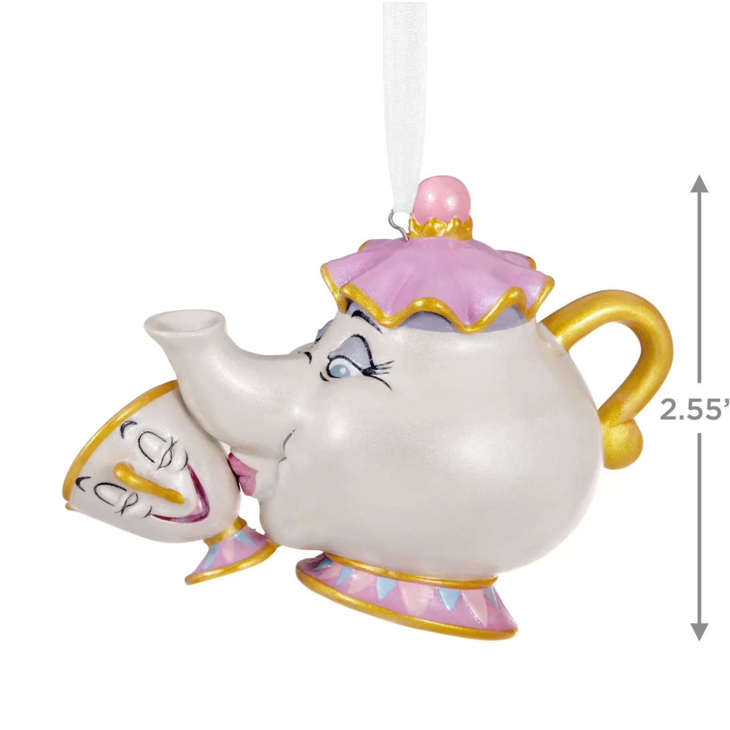 Baby>Hallmark Disney Beauty And The Beast A Mother's Love Porcelain Ornament