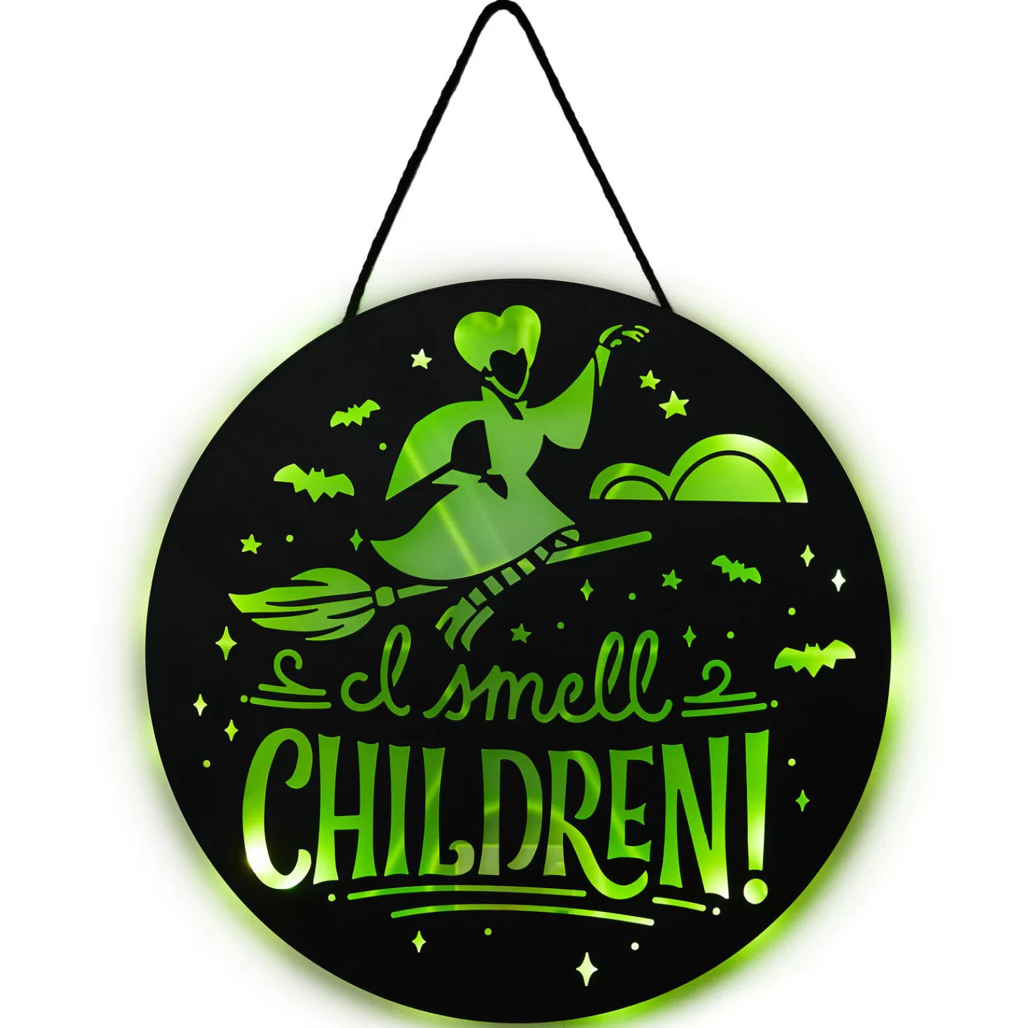 Halloween (10/31)>Hallmark Disney Hocus Pocus I Smell Children Porch Decor With Light