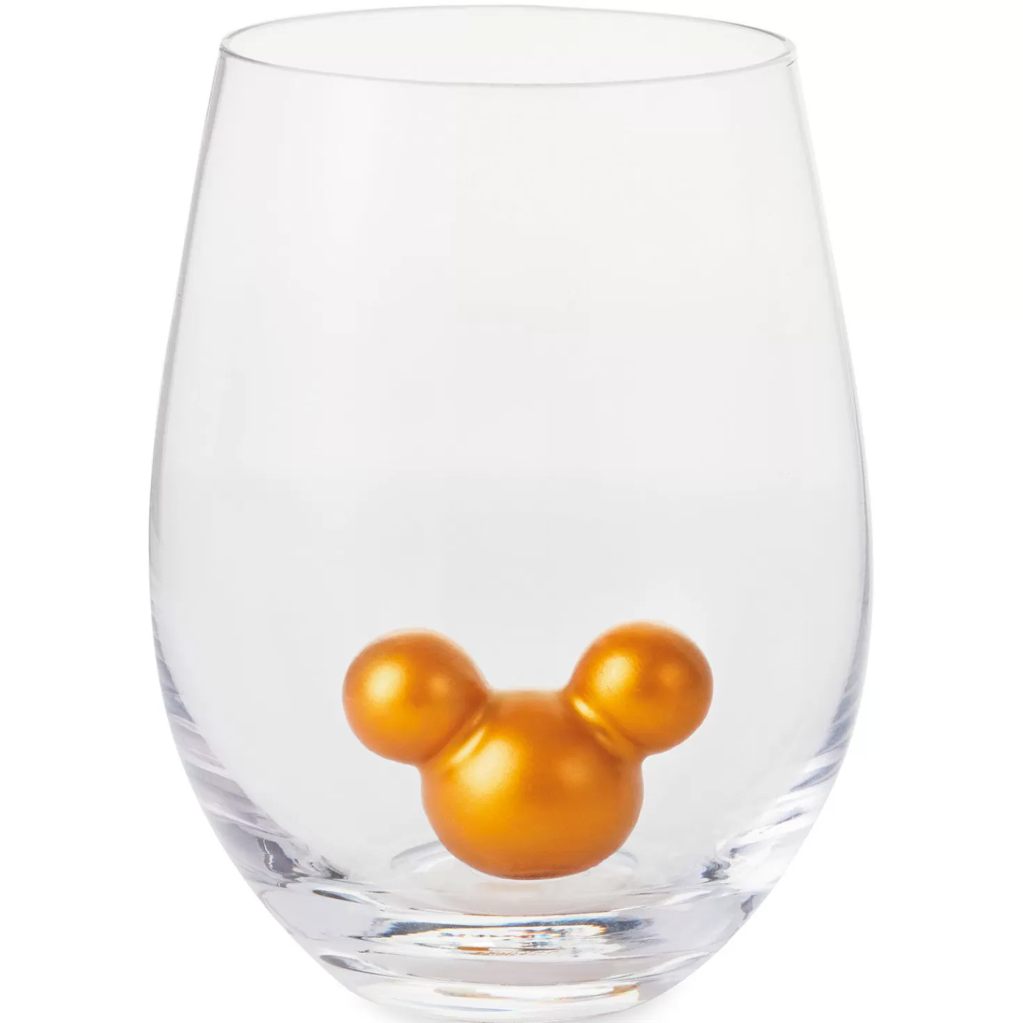 Store Disney Mickey Mouse Ears Silhouette Stemless Glass, 13 Oz. Wedding