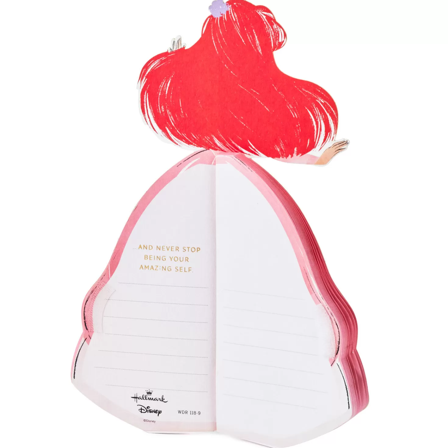 Best Disney The Little Mermaid Ariel Amazing You Honeycomb 3D Pop-Up Card Encouragement