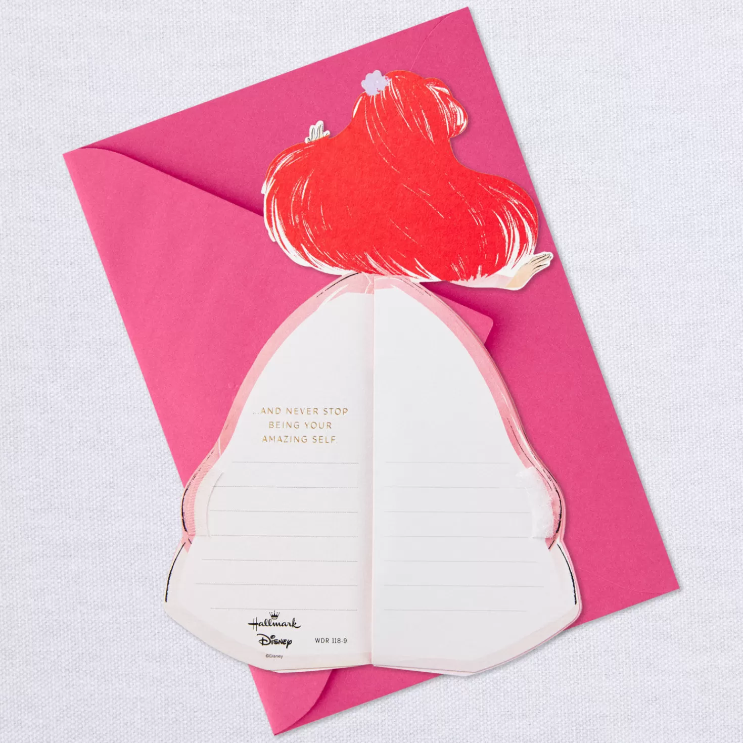 Best Disney The Little Mermaid Ariel Amazing You Honeycomb 3D Pop-Up Card Encouragement