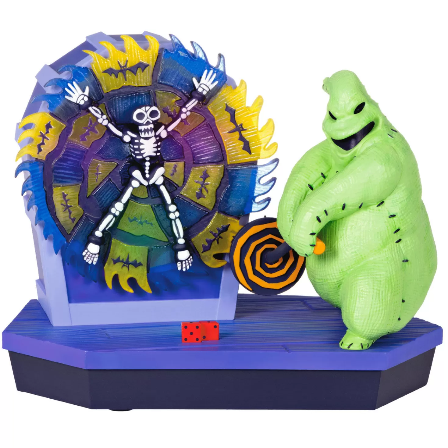 Halloween (10/31)>Hallmark Disney Tim Burton's The Nightmare Before Christmas 30Th Anniversary Mr. Oogie Boogie Musical Ornament With Light And Motion