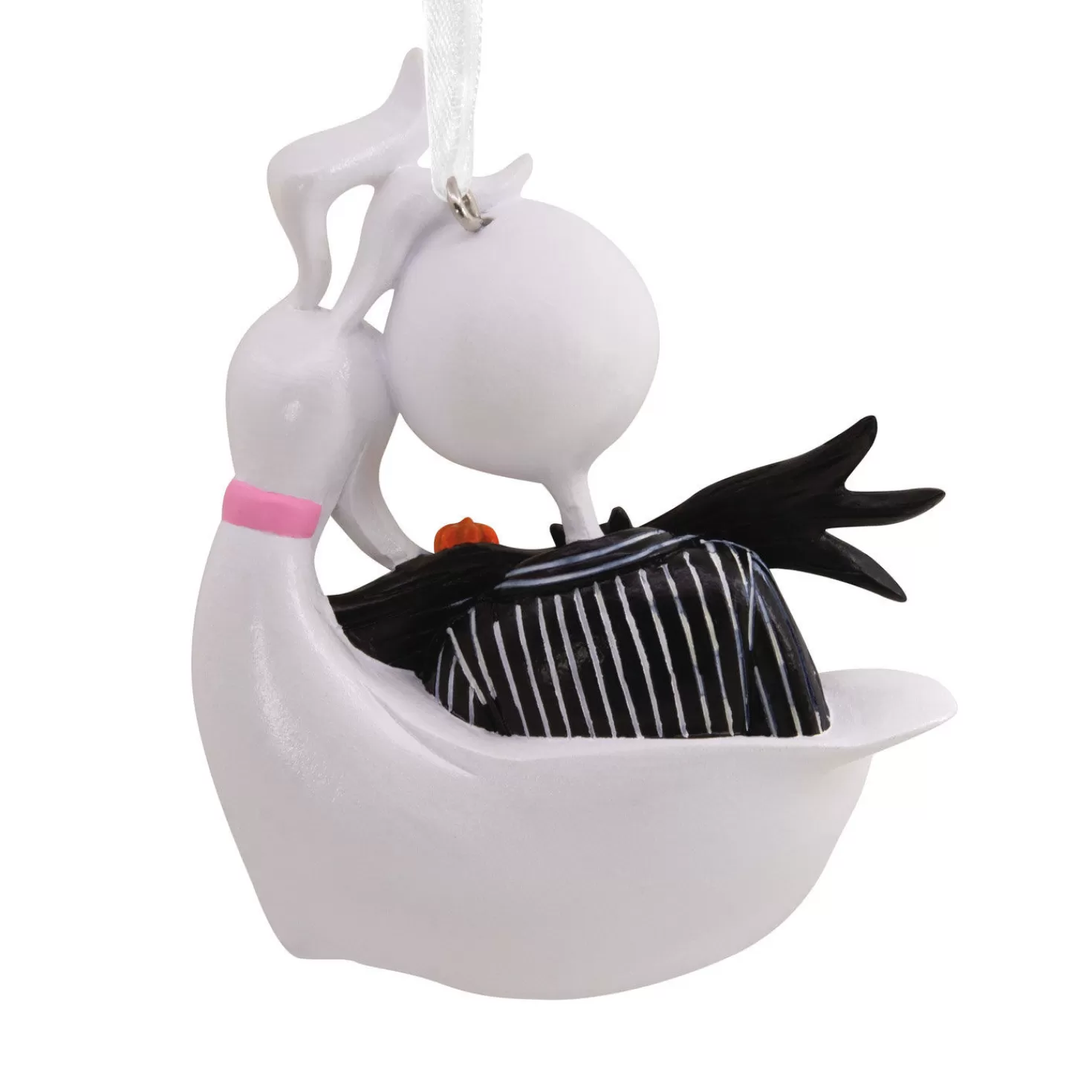 Halloween (10/31)>Hallmark Disney Tim Burton's The Nightmare Before Christmas Jack Skellington And Zero Ornament
