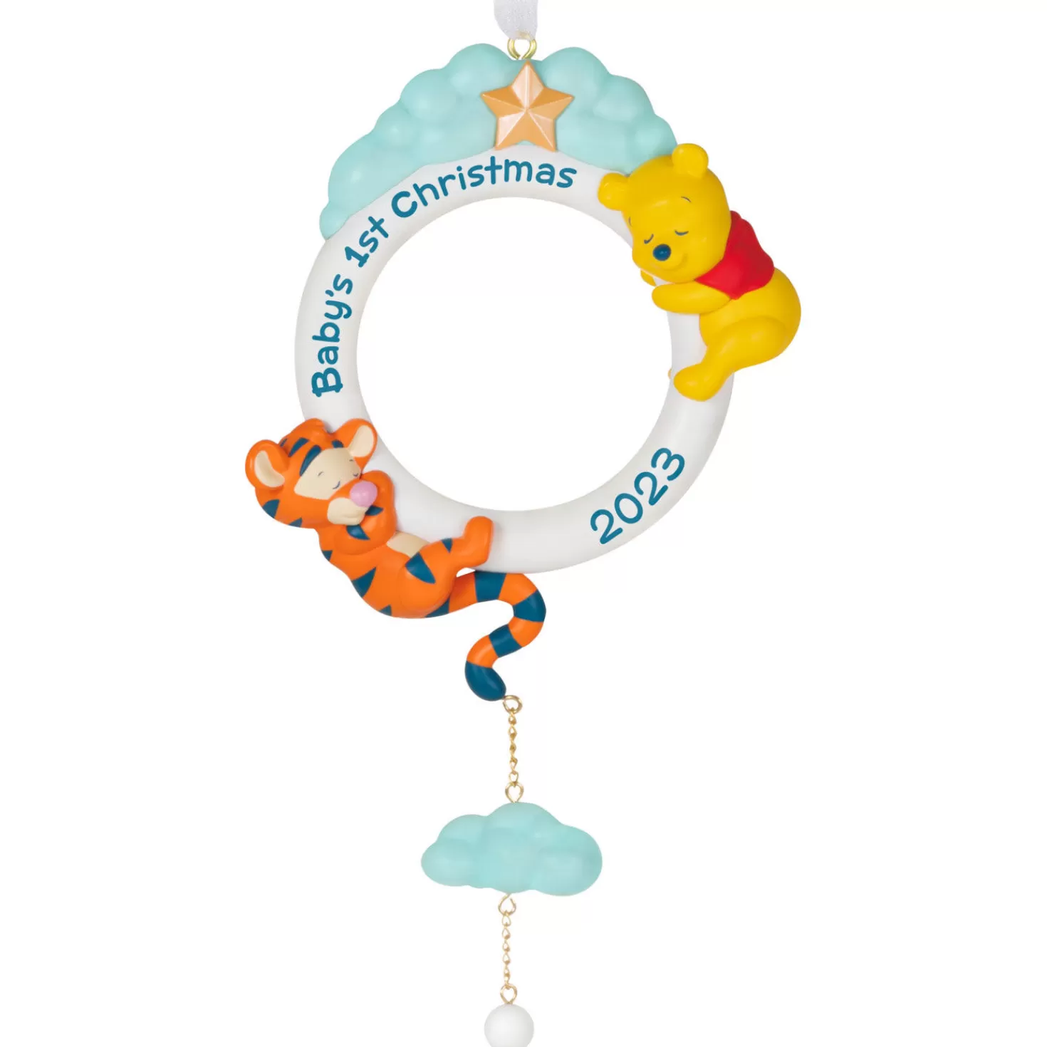 Baby>Hallmark Disney Winnie The Pooh Baby's First Christmas 2023 Ornament