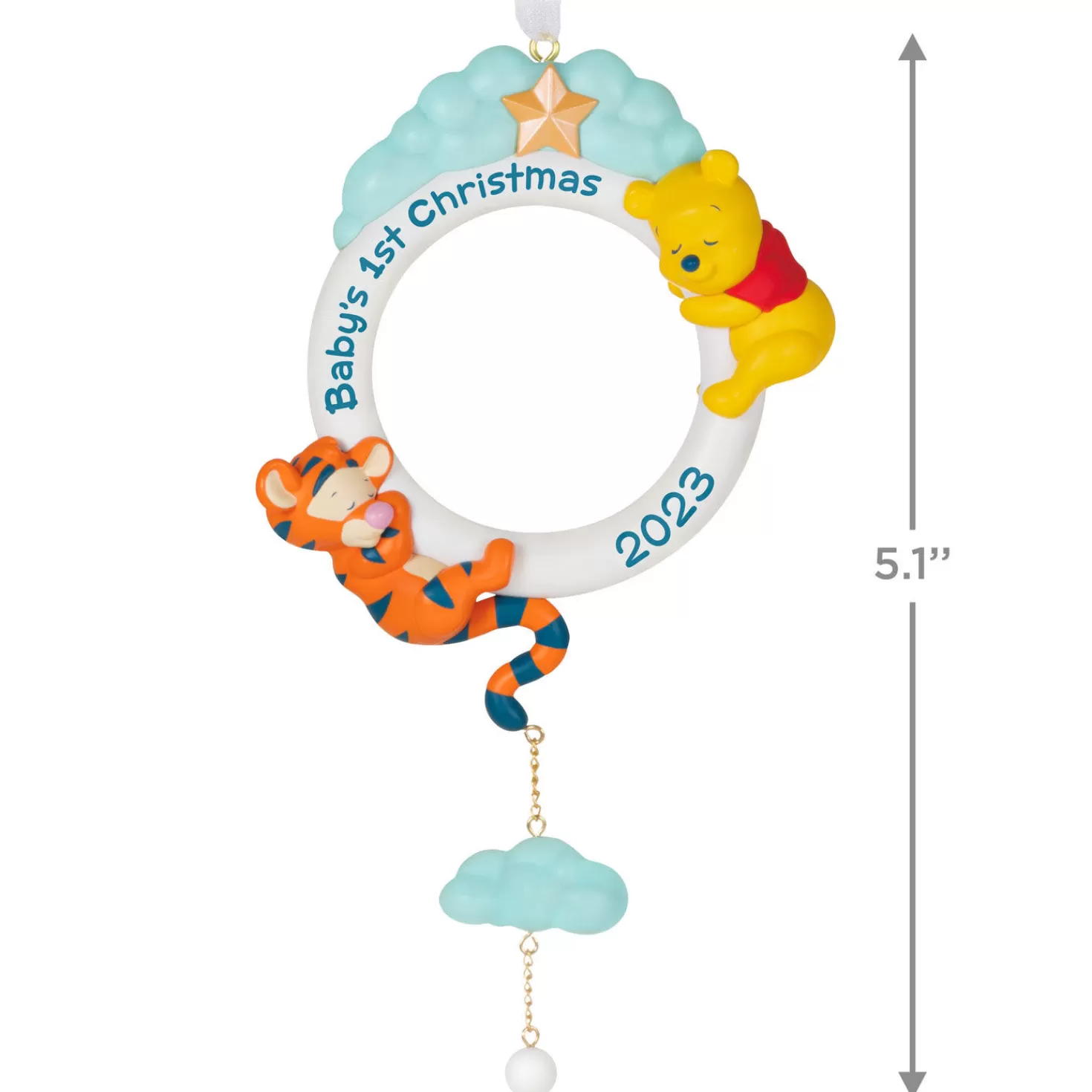 Baby>Hallmark Disney Winnie The Pooh Baby's First Christmas 2023 Ornament