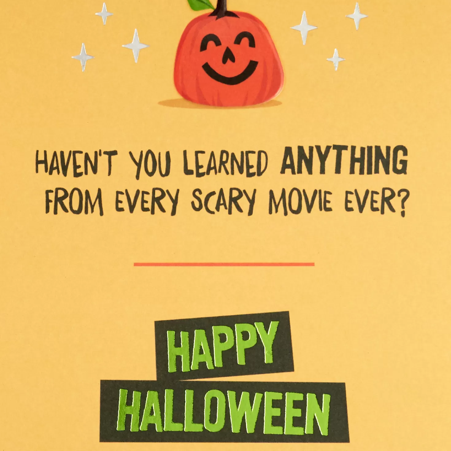 Halloween (10/31)>Hallmark Do Not Open This Card Funny Halloween Card