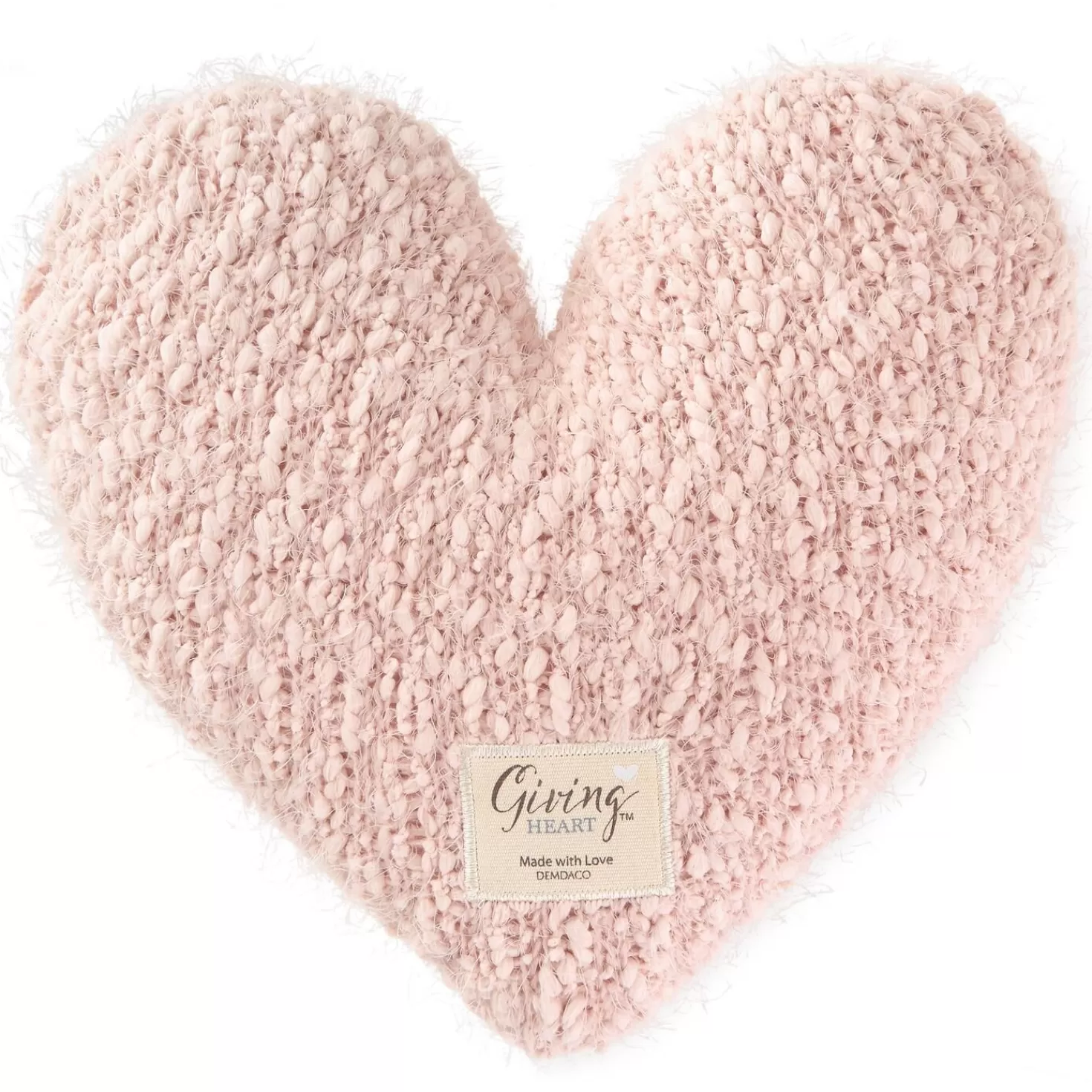 Store Dusty Pink Giving Heart Pillow Encouragement