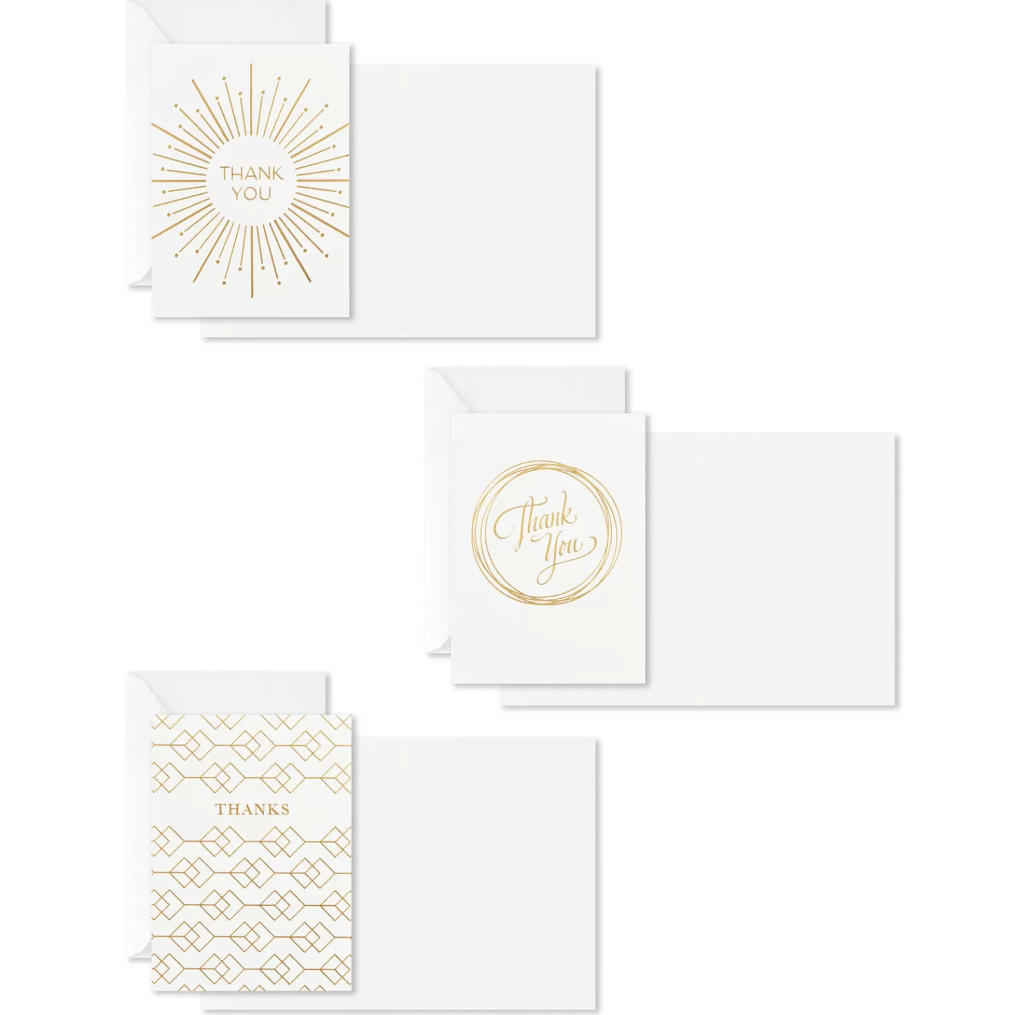 Sale Elegant Dimensions Boxed Blank Thank-You Notes Assortment, Pack Of 120 Thank You