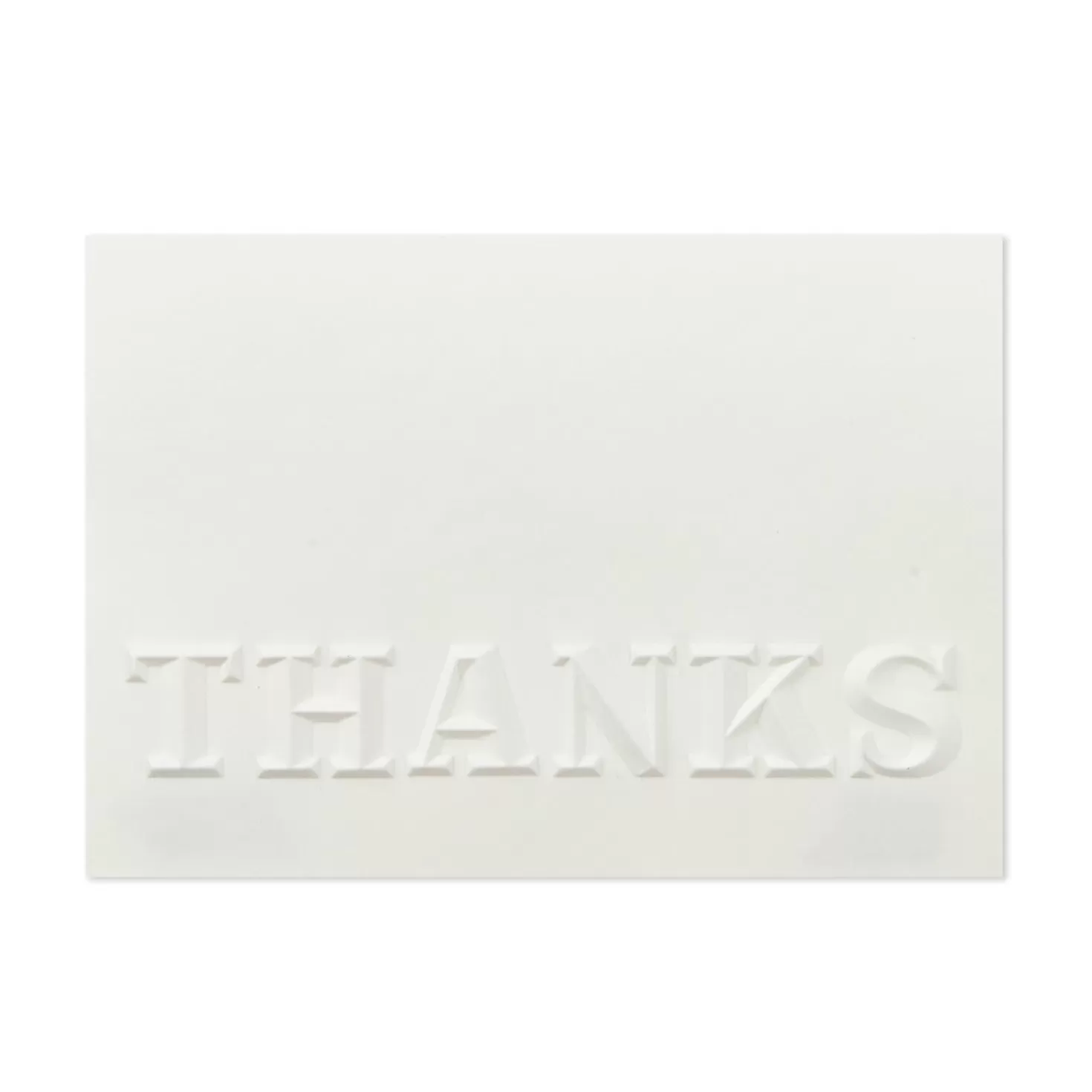 Store Embossed Cream Blank Thank You Notes, Box Of 8 Wedding