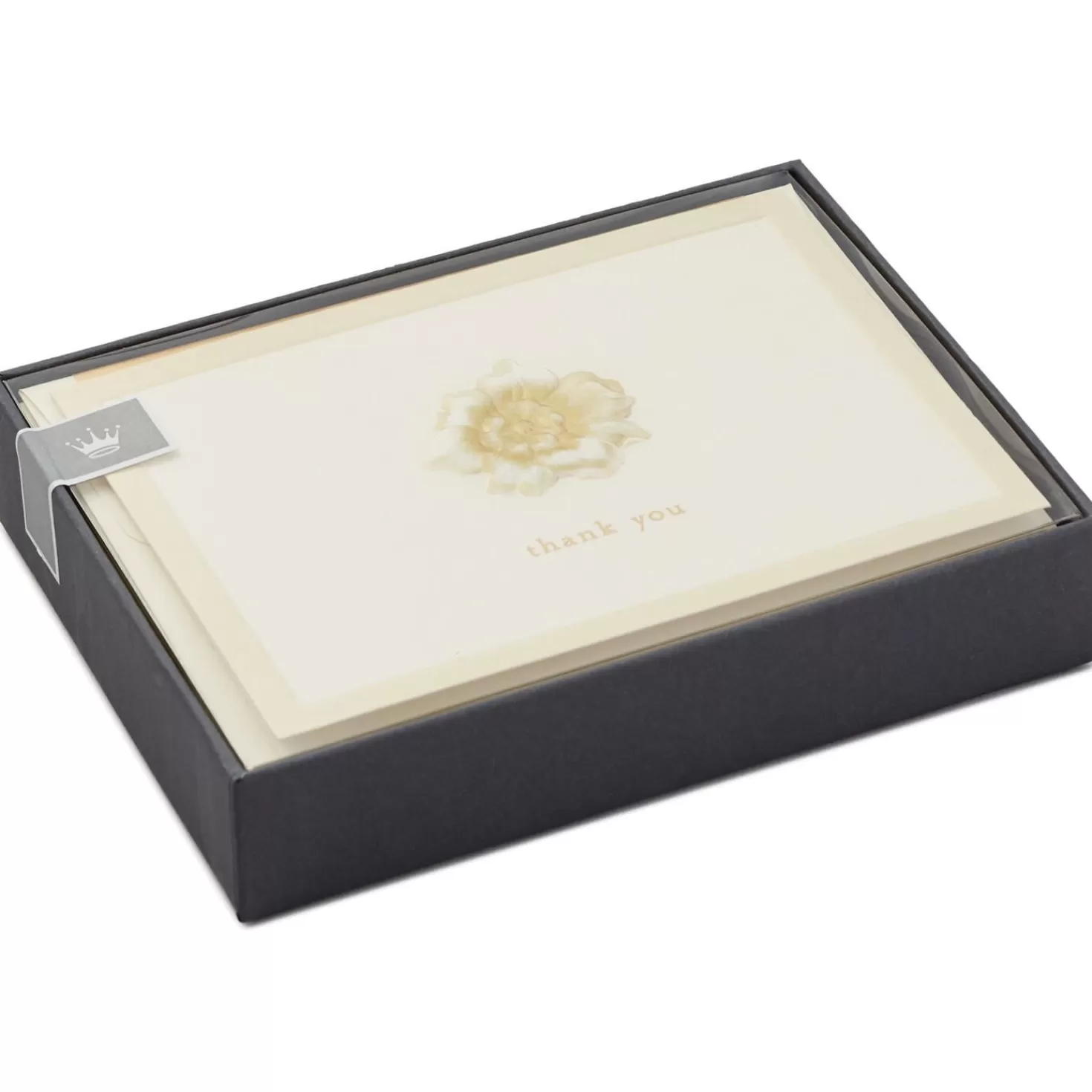 Flash Sale Embossed Flower Thank You Notes, Box Of 10 Wedding