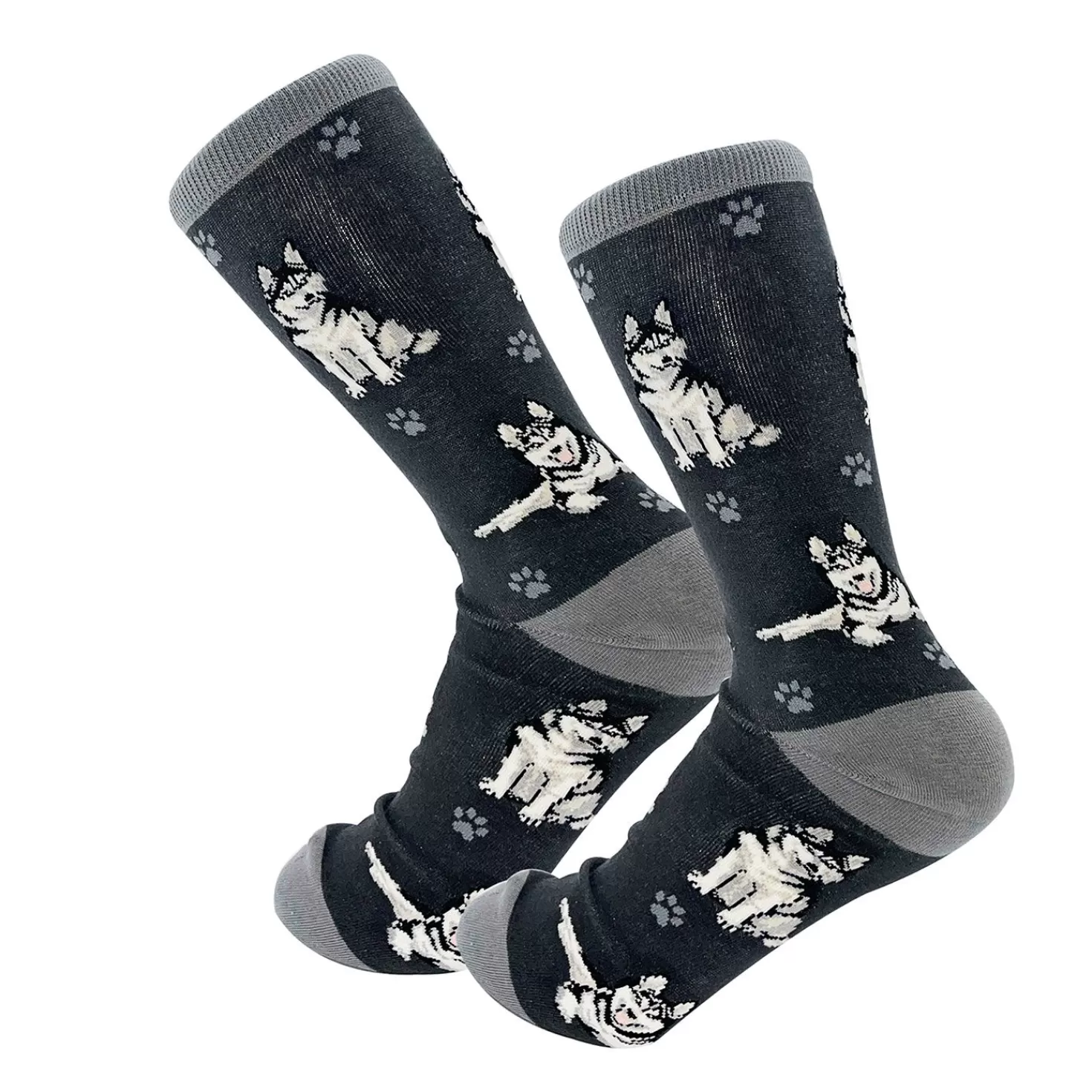 Flash Sale E&S Pets Siberian Husky Novelty Crew Socks Congratulations