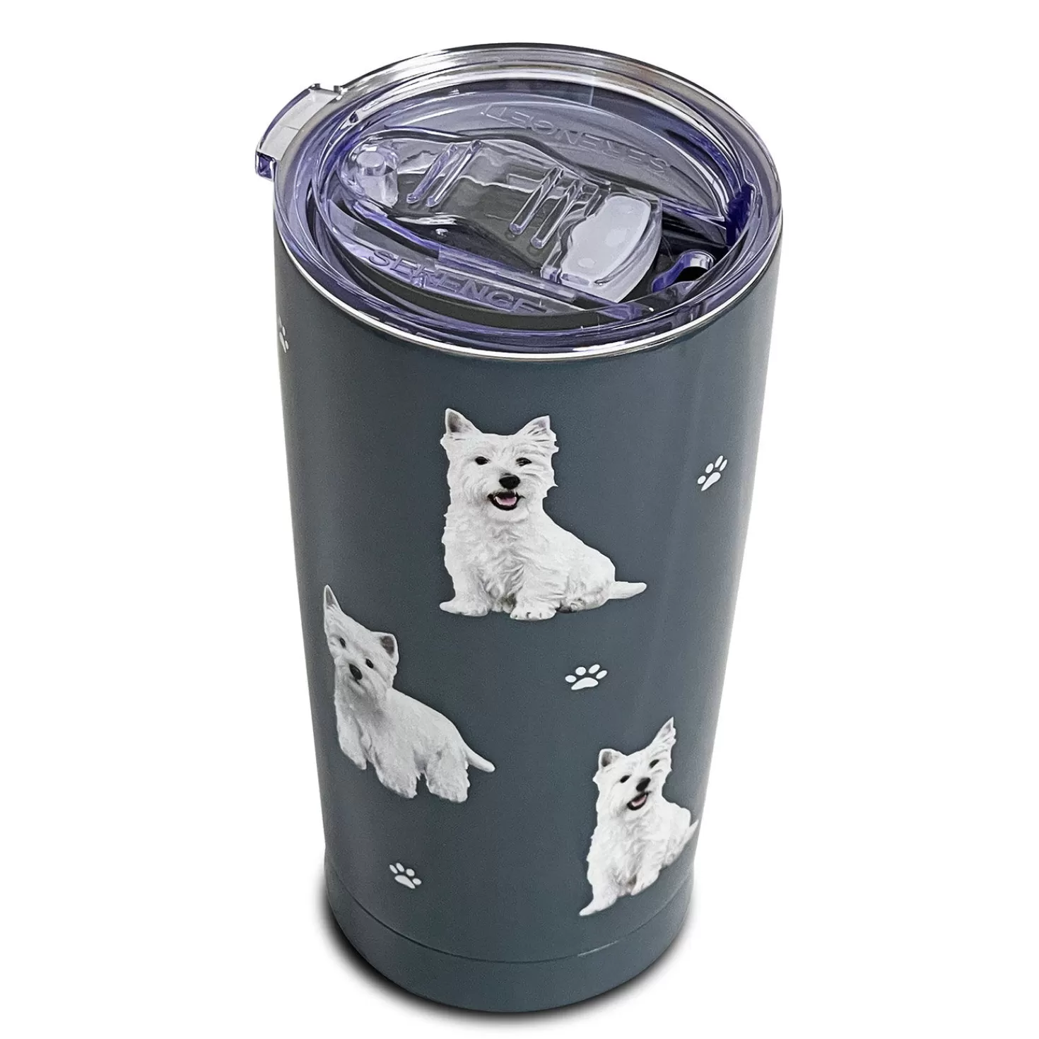 Hot E&S Pets West Highland White Terrier Stainless Steel Tumbler, 20 Oz. Congratulations