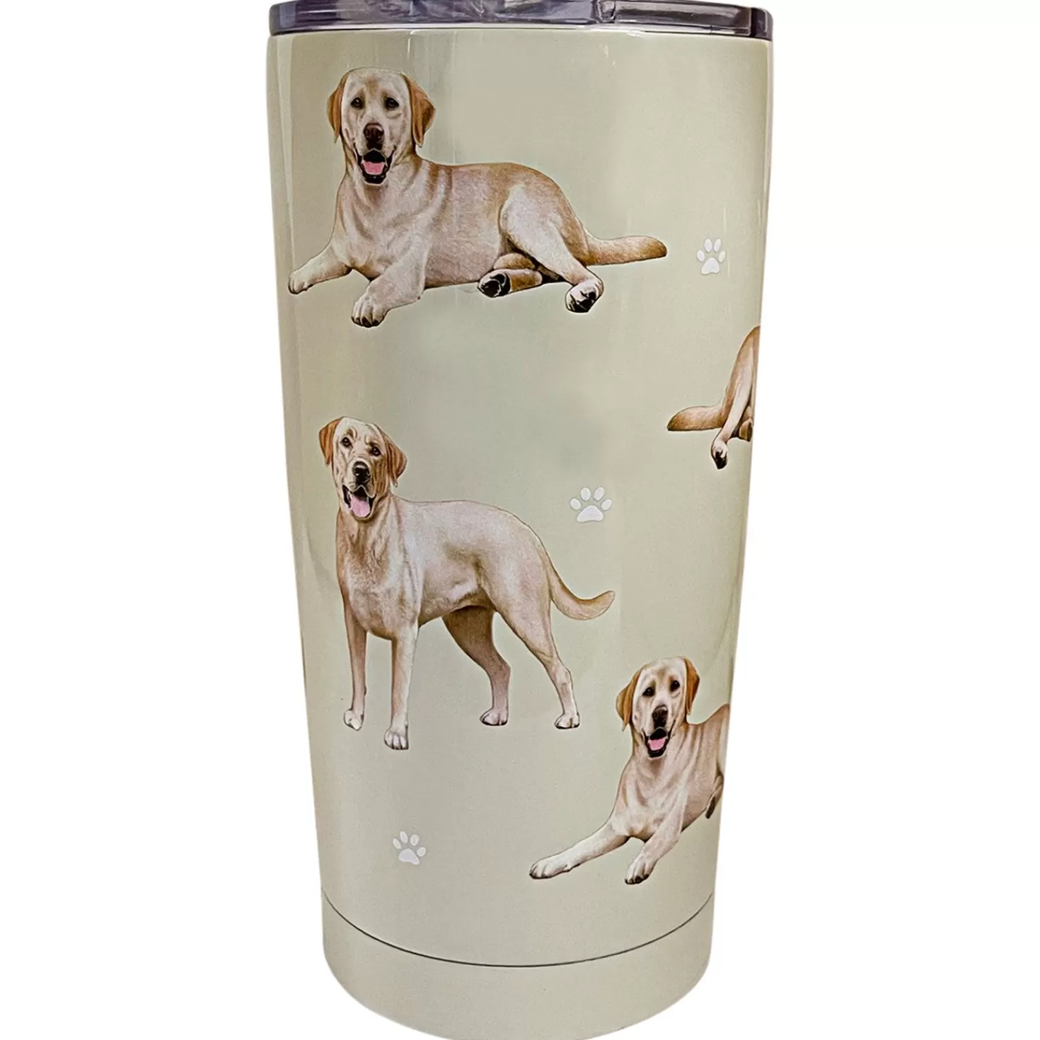Store E&S Pets Yellow Labrador Stainless Steel Tumbler, 20 Oz. Congratulations