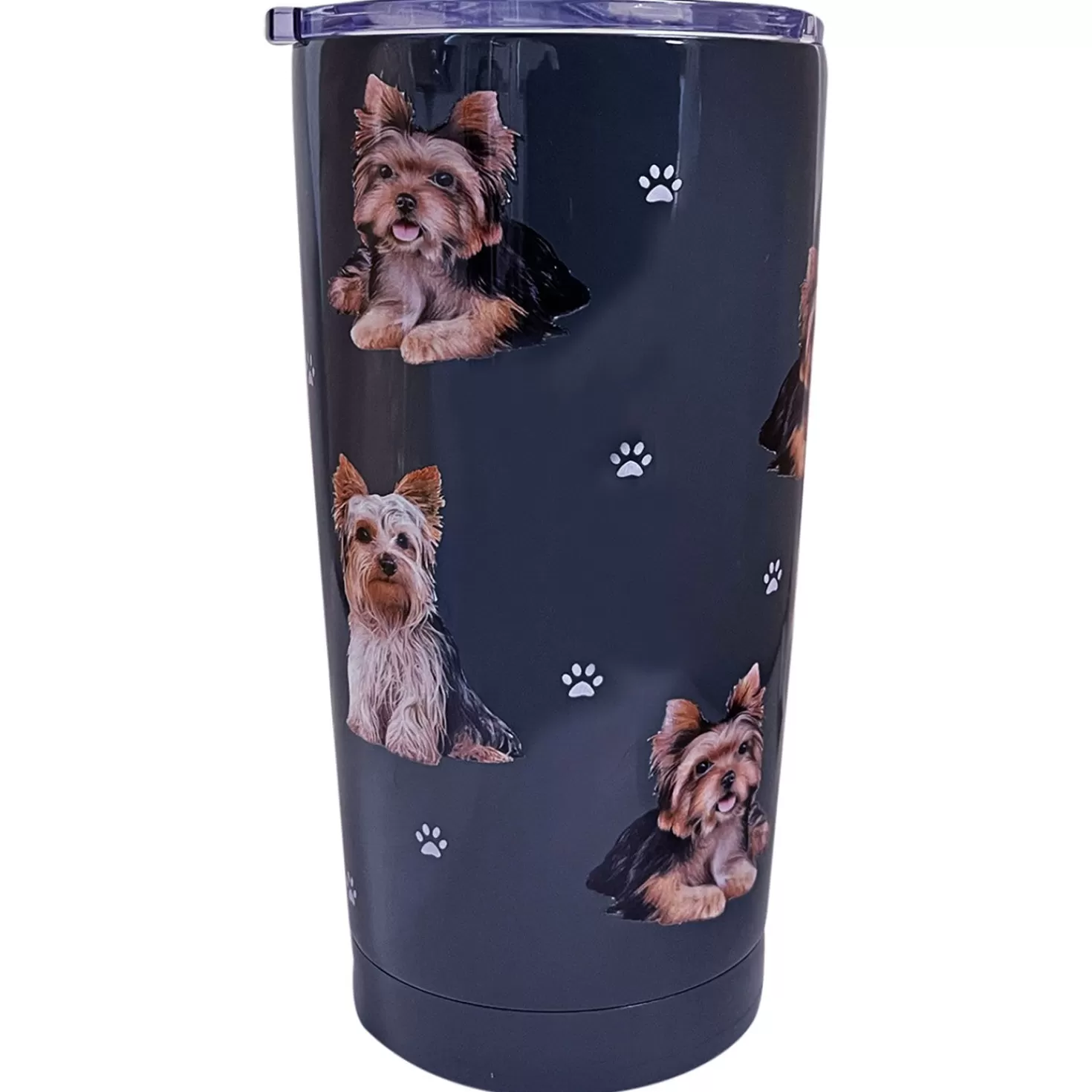 Hot E&S Pets Yorkshire Terrier Stainless Steel Tumbler, 20 Oz. Congratulations