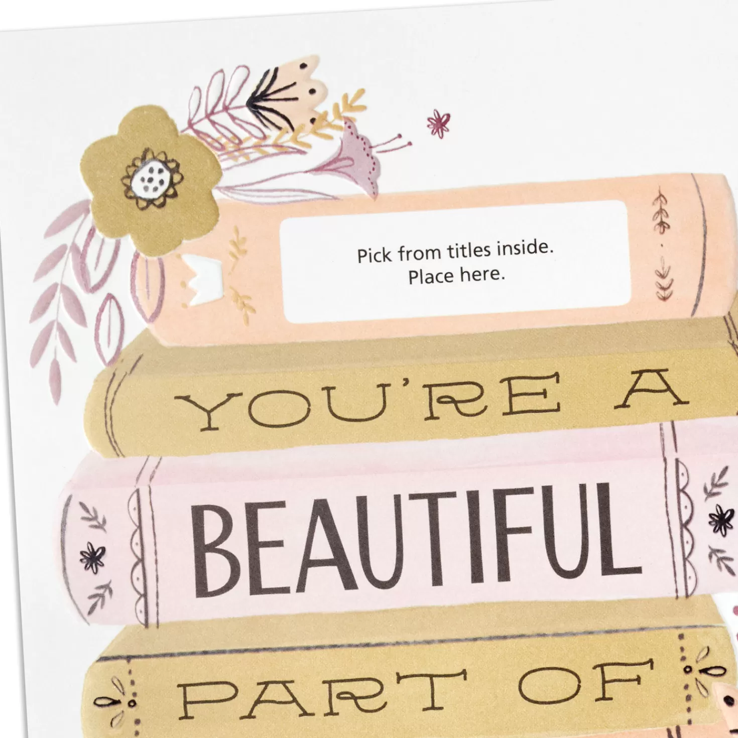 Birthday>Hallmark Family Story Customizable Birthday Card With Grandma Name Stickers