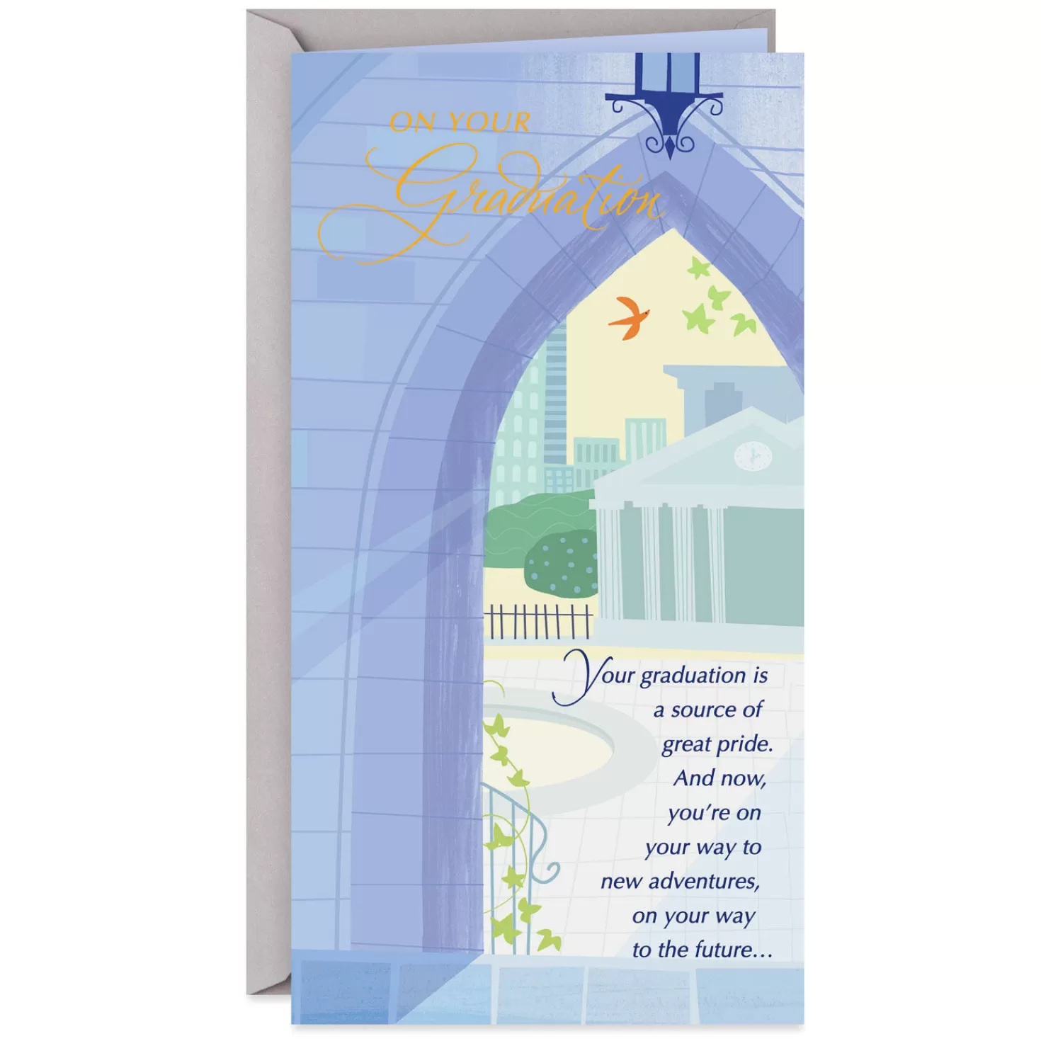 New Follow Your Dreams Money Holder Graduation Card For Grandson Graduation