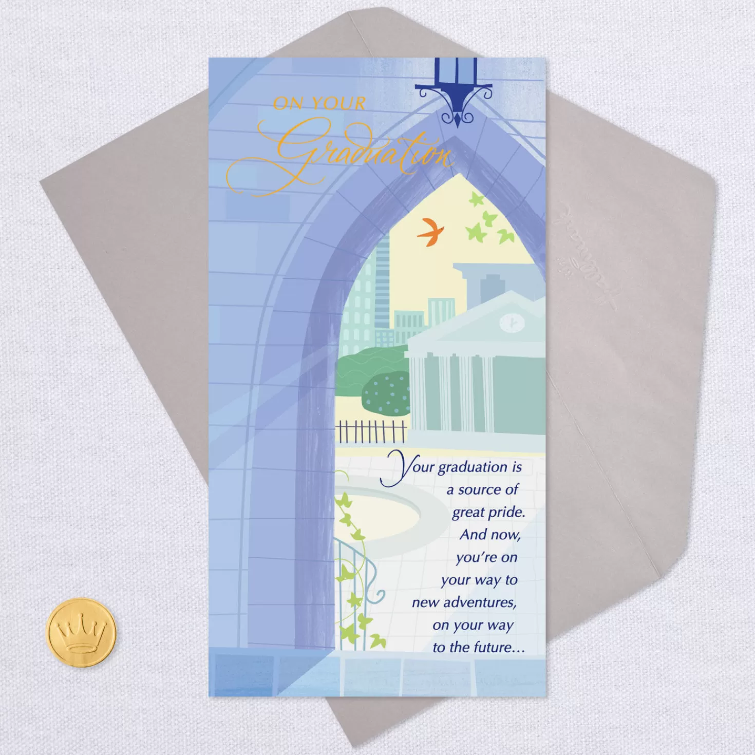 New Follow Your Dreams Money Holder Graduation Card For Grandson Graduation