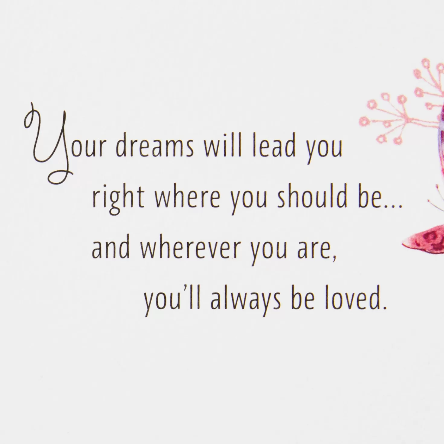 New Follow Your Path Graduation Card For Granddaughter With Dream Token Graduation