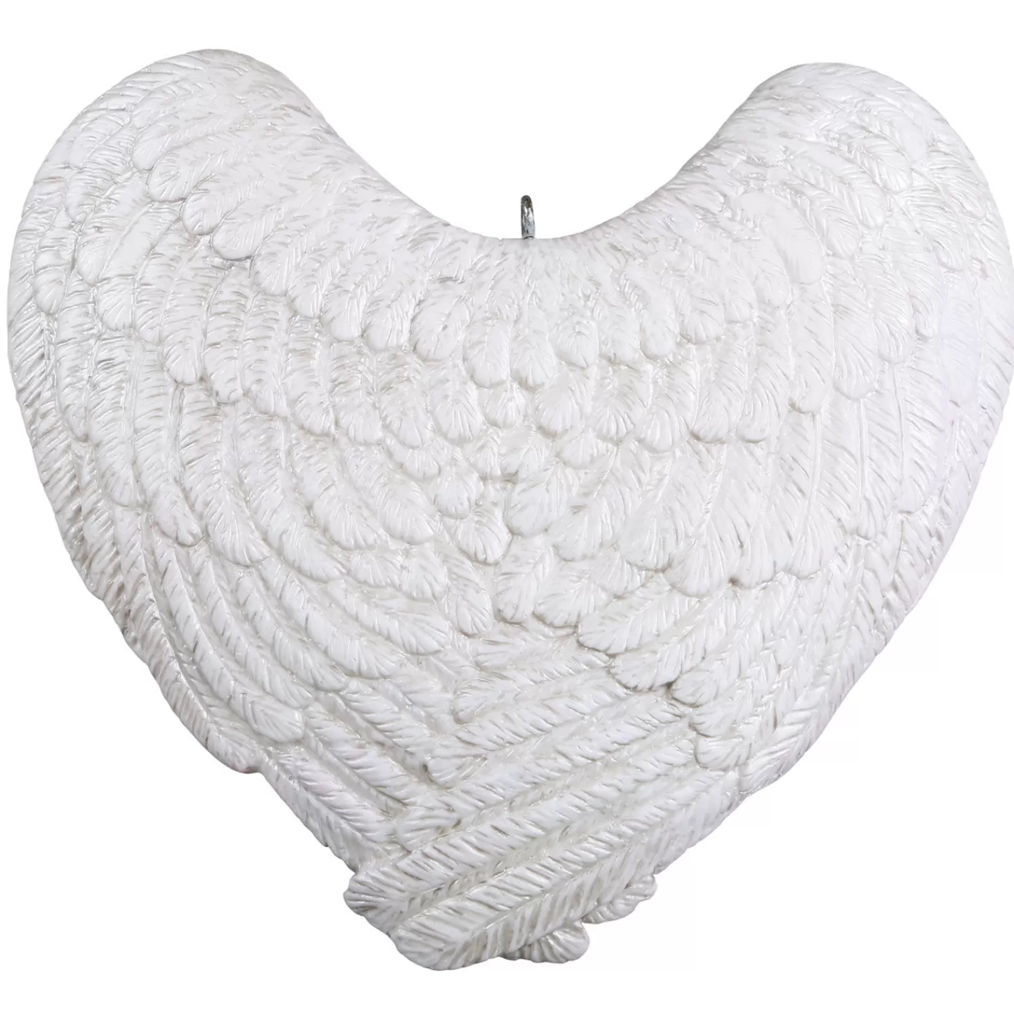 Flash Sale Forever Loved Memorial Heart And Angel Wings Text Personalized Ornament Sympathy