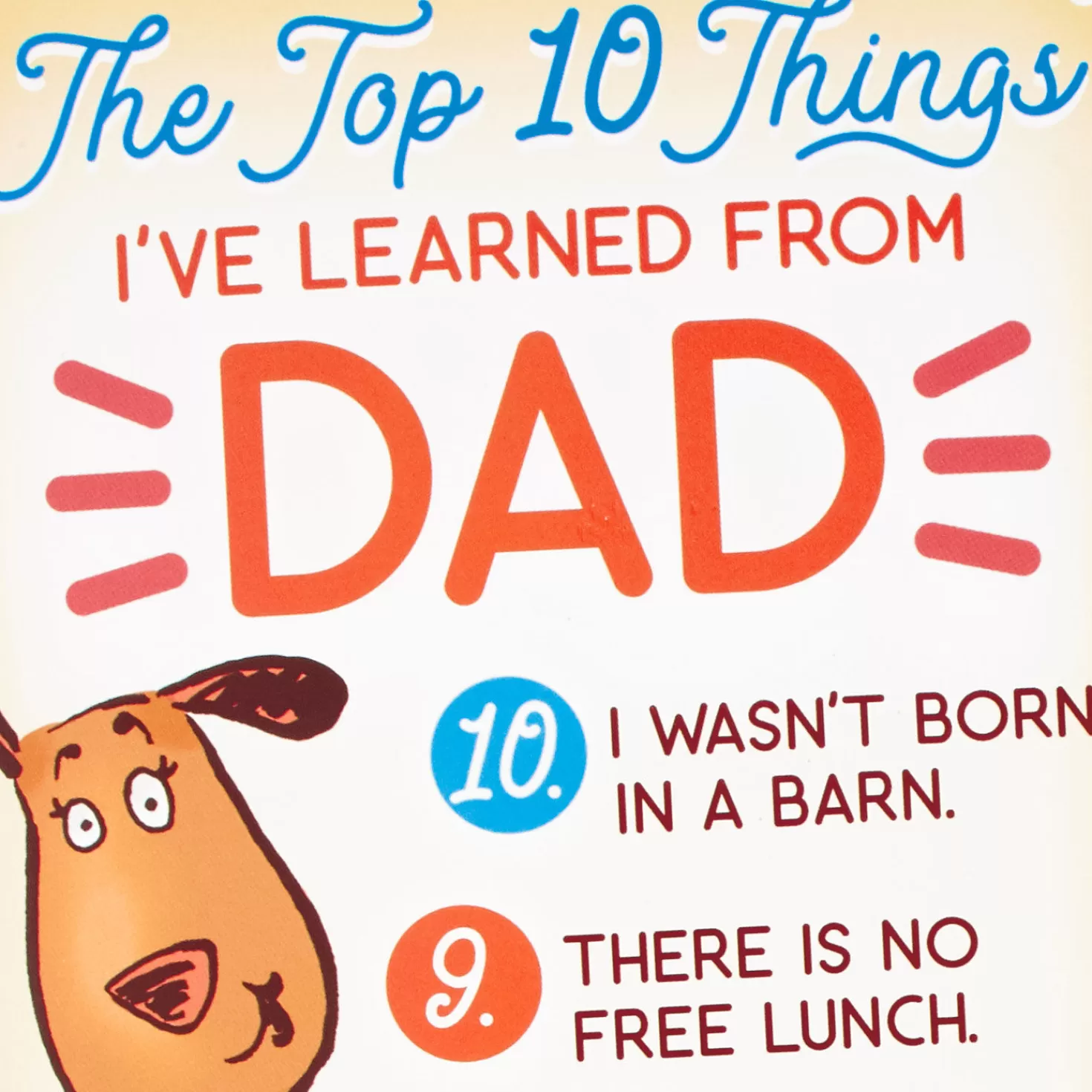 Birthday>Hallmark Funny Top 10 Birthday Card For Dad With Button Pin