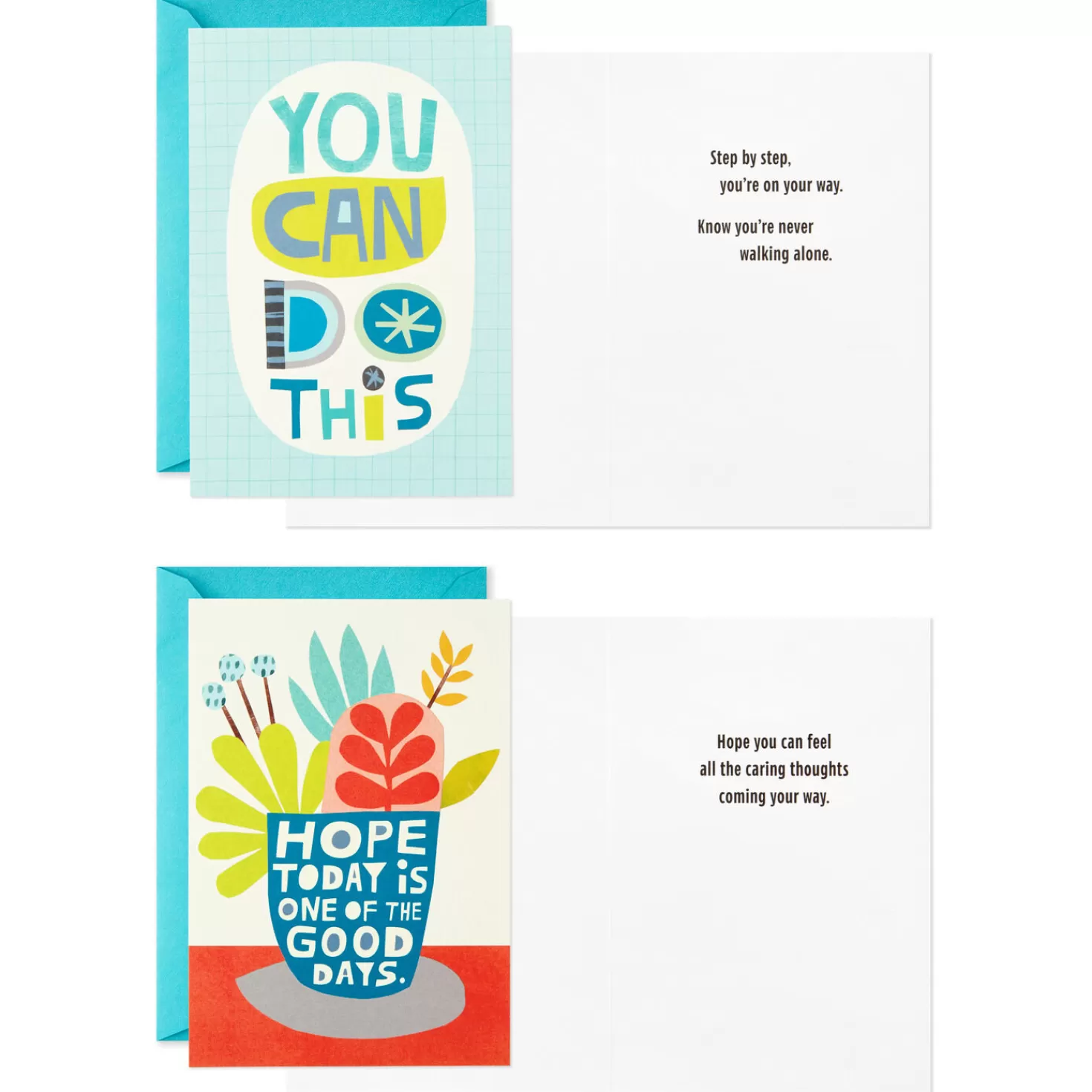 Sale Get Well And Encouragement Assorted Cards, Box Of 12 Encouragement
