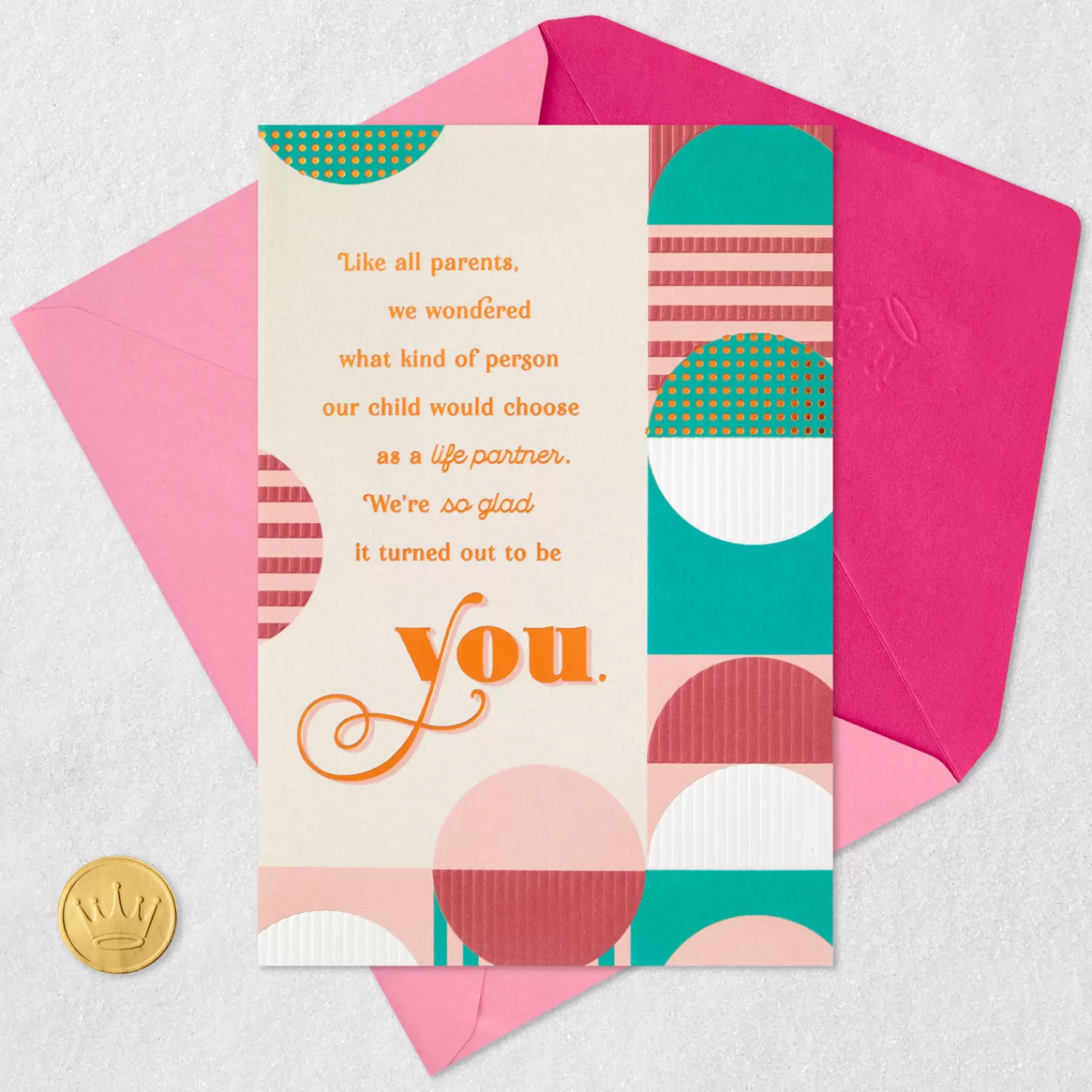 Birthday>Hallmark Glad It's You Birthday Card For Child's Romantic Partner