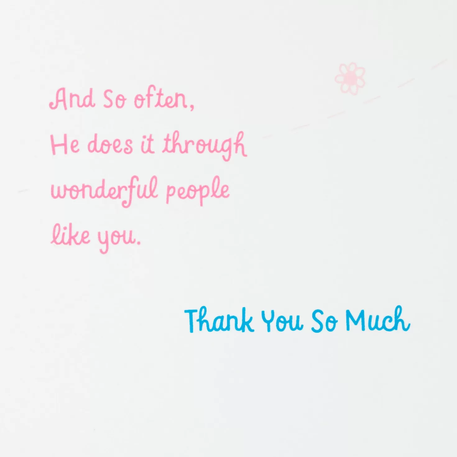 Shop God Has Wonderful Ways Thank-You Card Thank You