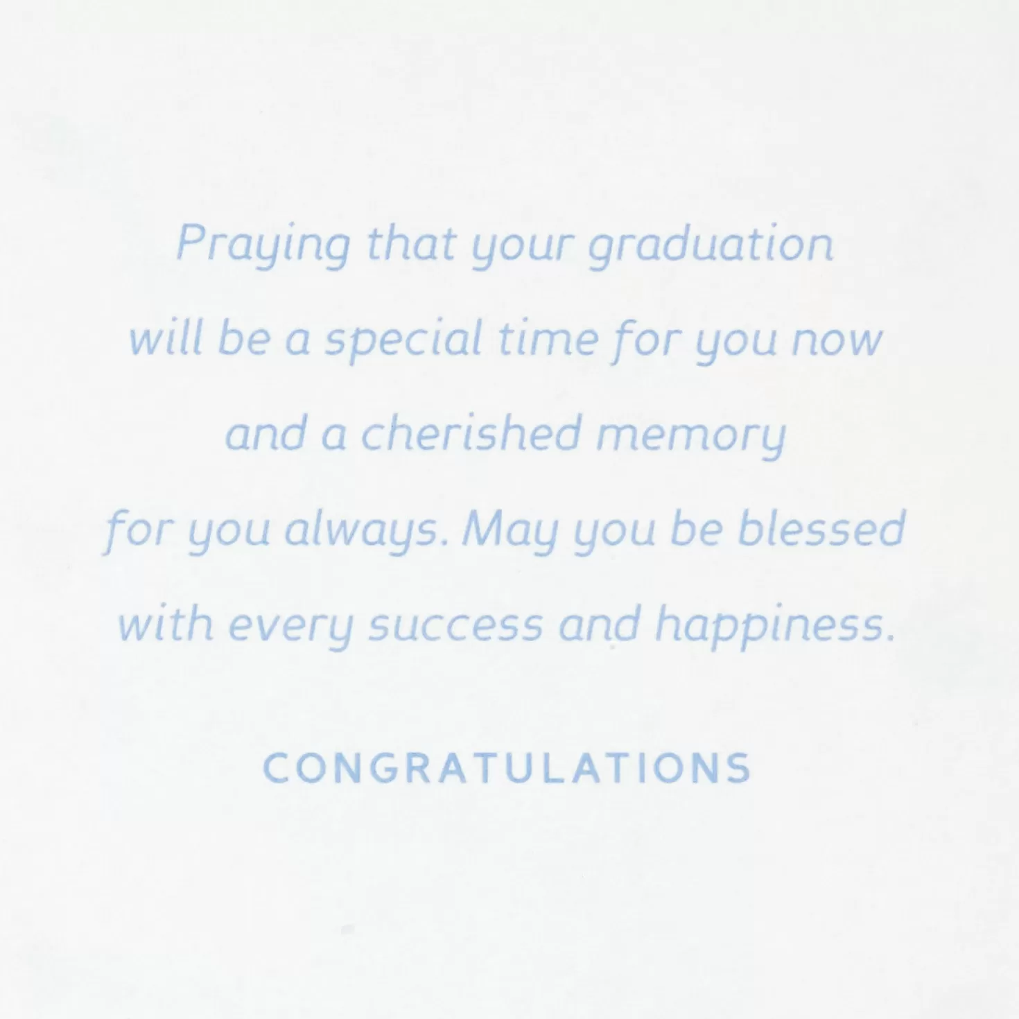 Flash Sale God Is With You Religious High School Graduation Card Graduation