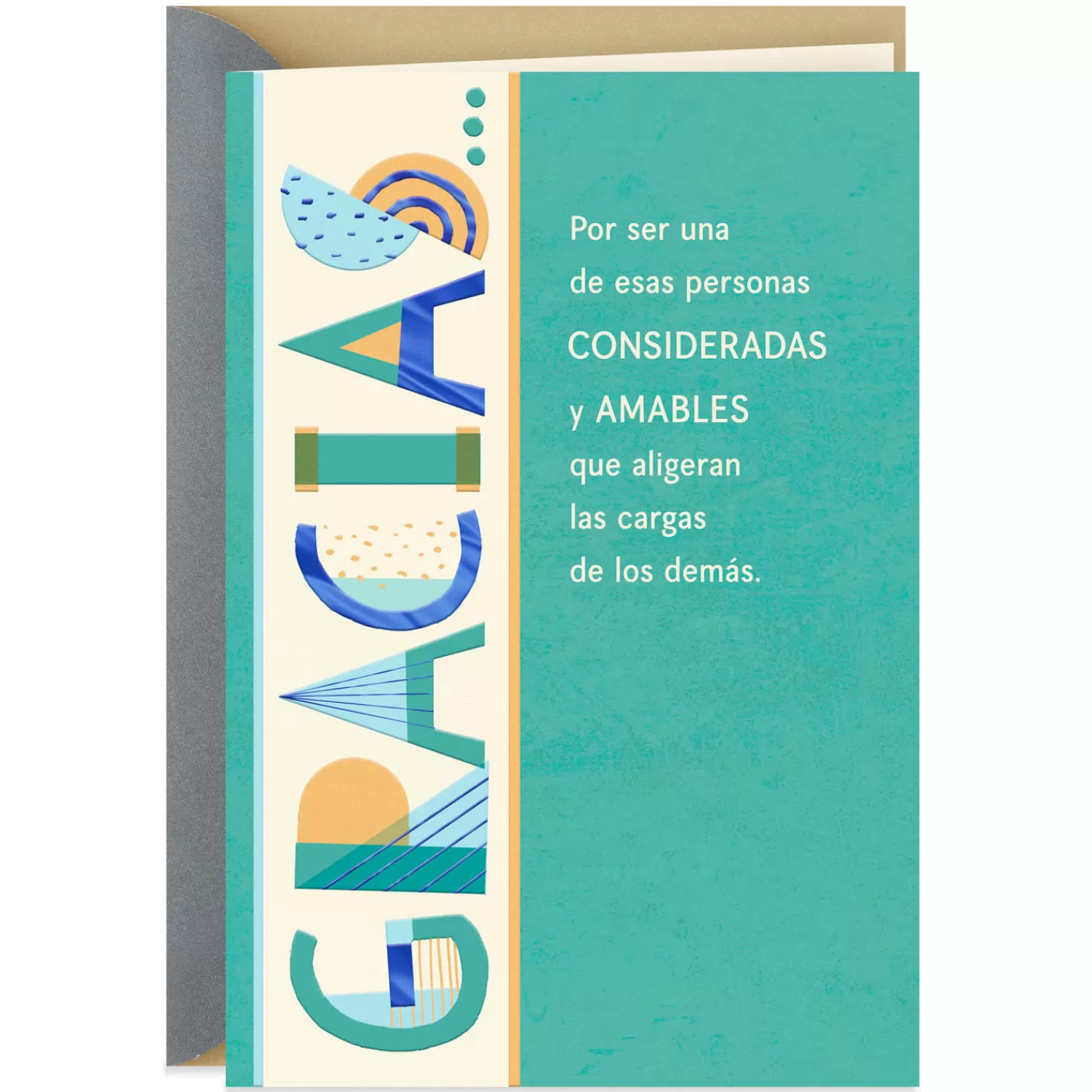 Cheap Gracias Lettering Spanish-Language Thank-You Card Thank You