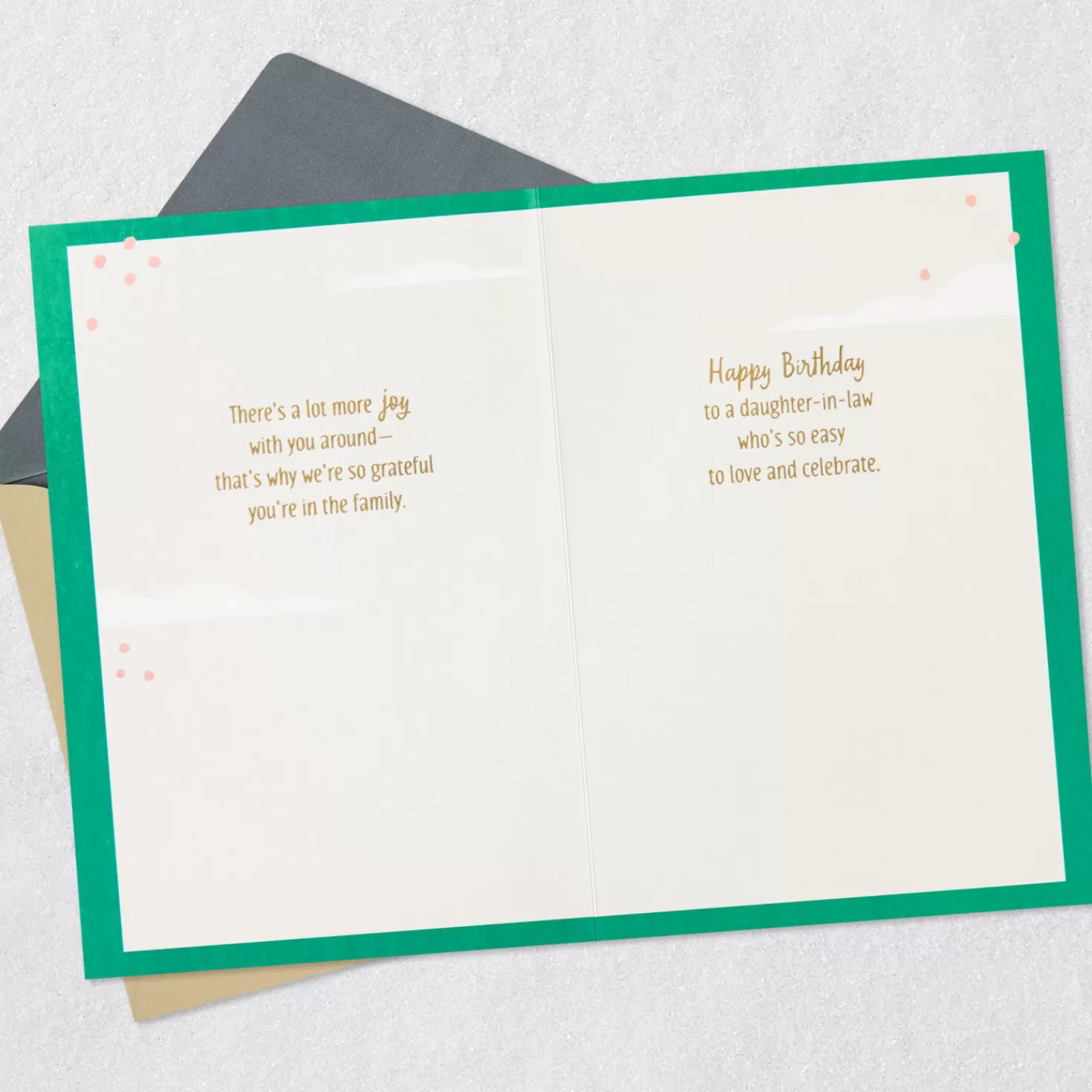 Birthday>Hallmark Grateful You'Re In The Family Birthday Card For Daughter-In-Law