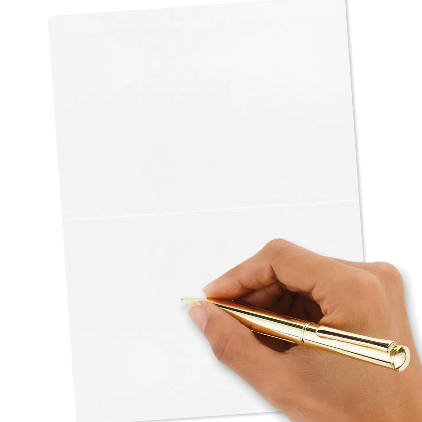 New Gray And Gold Bulk Blank Thank-You Notes, Pack Of 50 Thank You