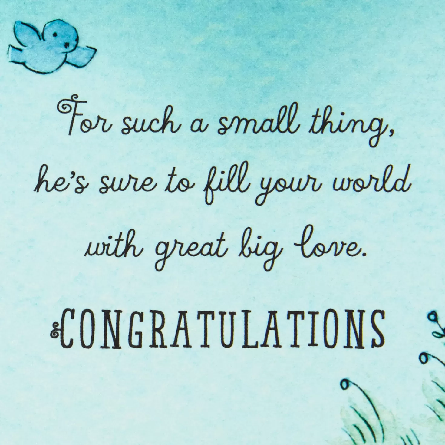 Baby>Hallmark Great Big Love New Baby Boy Card