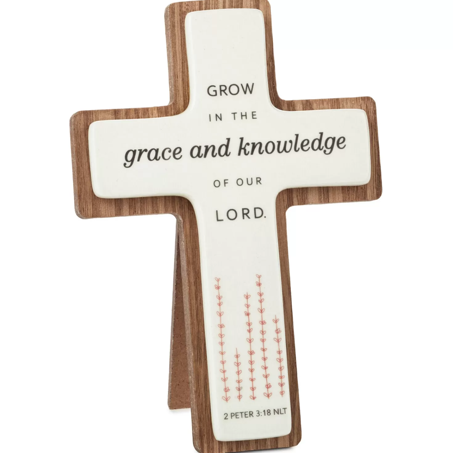 Discount Grow With Our Lord Wood And Ceramic Cross, 7" Confirmation