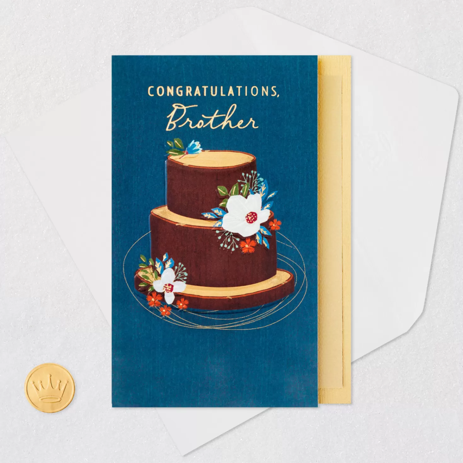 Cheap Happy And Proud Of You Wedding Card For Brother Wedding