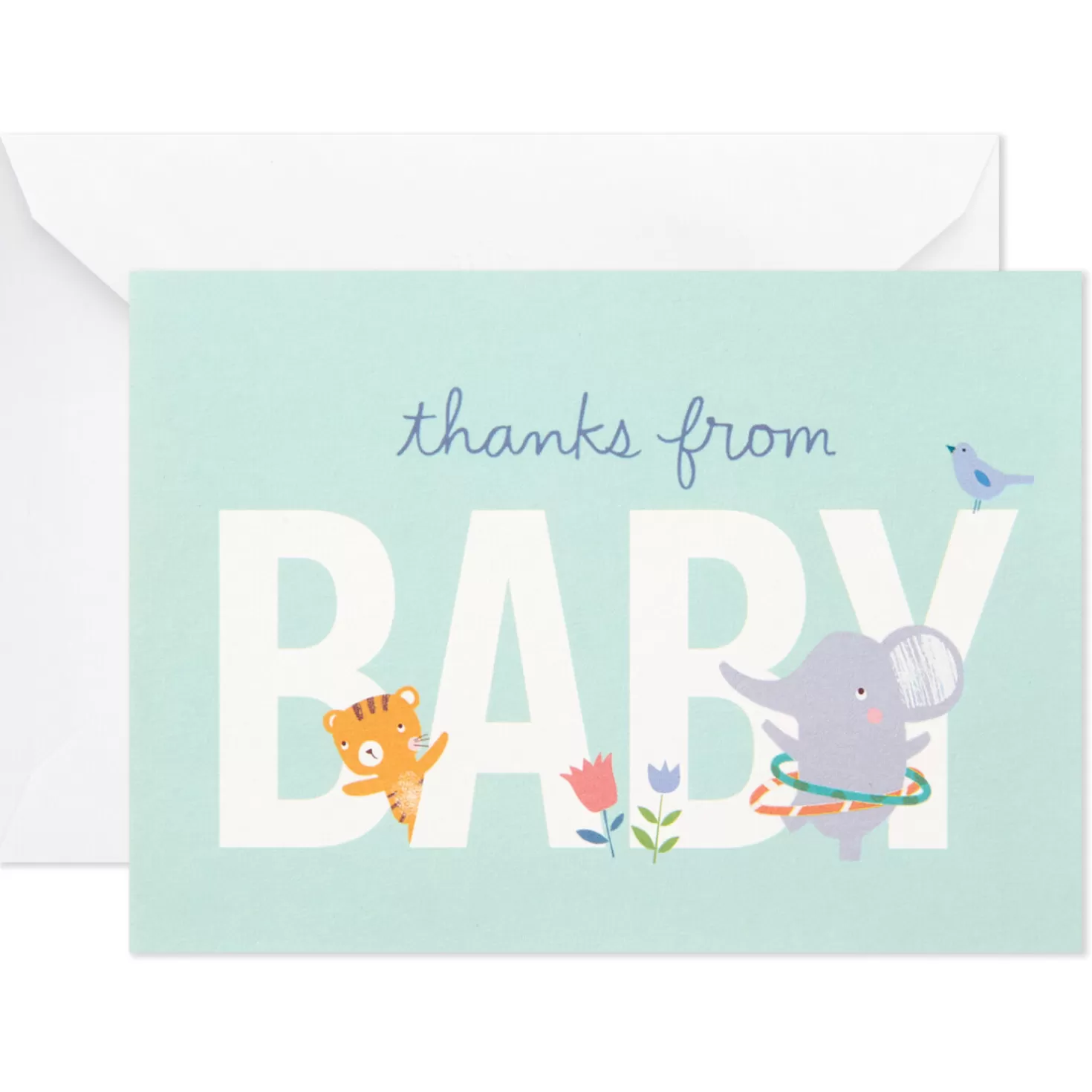 Online Happy Animals Blank Thank-You Notes, Pack Of 24 Thank You