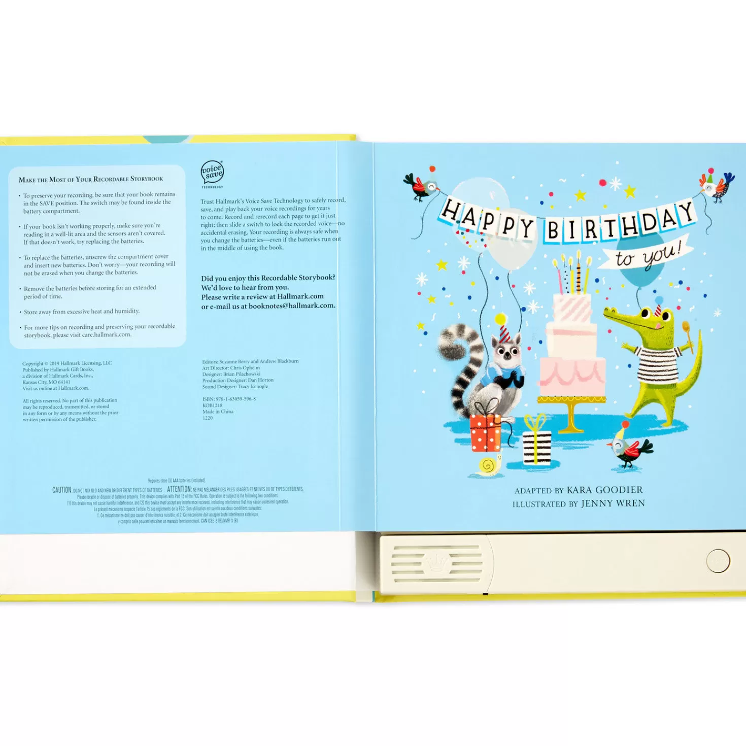 Birthday>Hallmark Happy Birthday To You! Recordable Storybook With Music