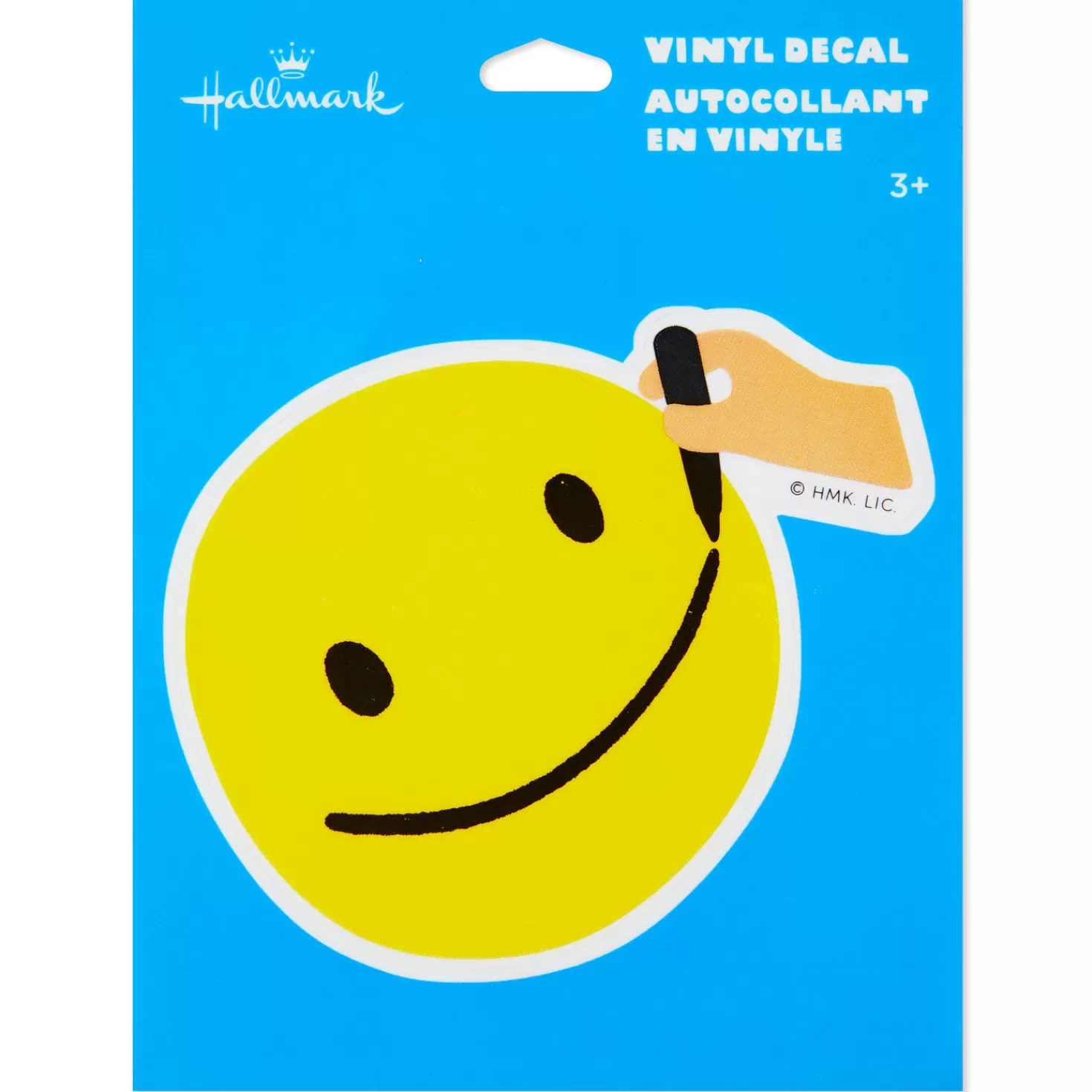 Sale Happy Face Doodle Vinyl Decal Encouragement
