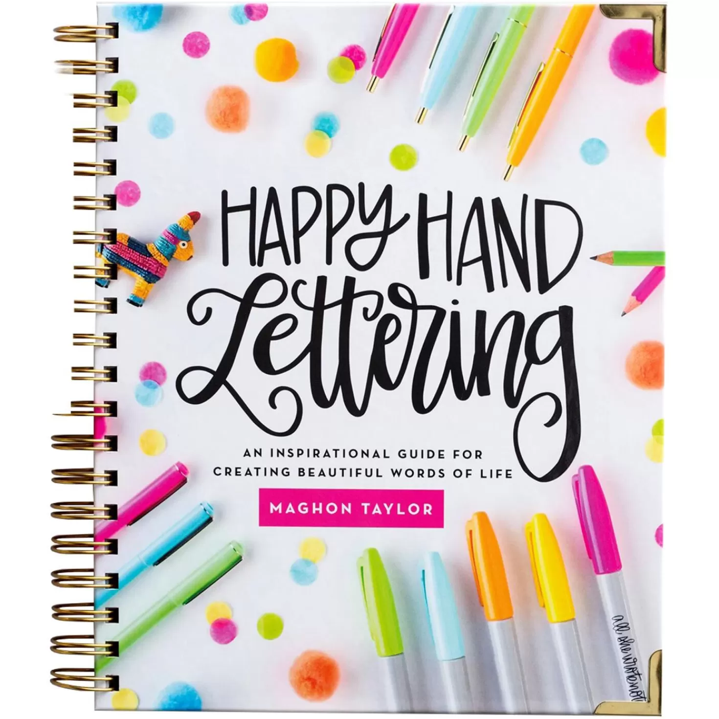 Clearance Happy Hand Lettering How-To Guide Book Encouragement