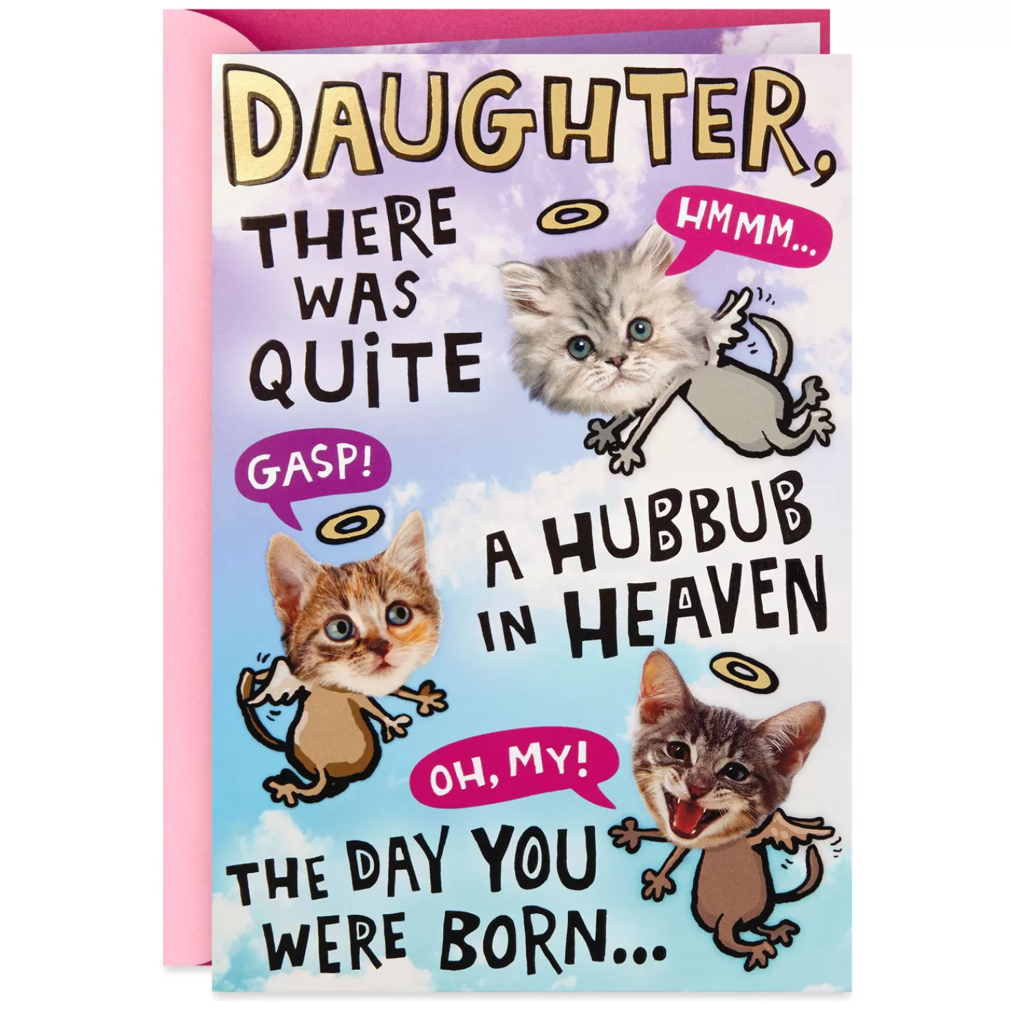 Birthday>Hallmark Heavenly Kittens Pop-Up Birthday Card For Daughter