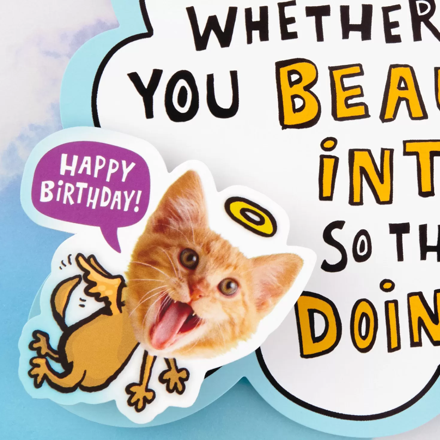 Birthday>Hallmark Heavenly Kittens Pop-Up Birthday Card For Daughter